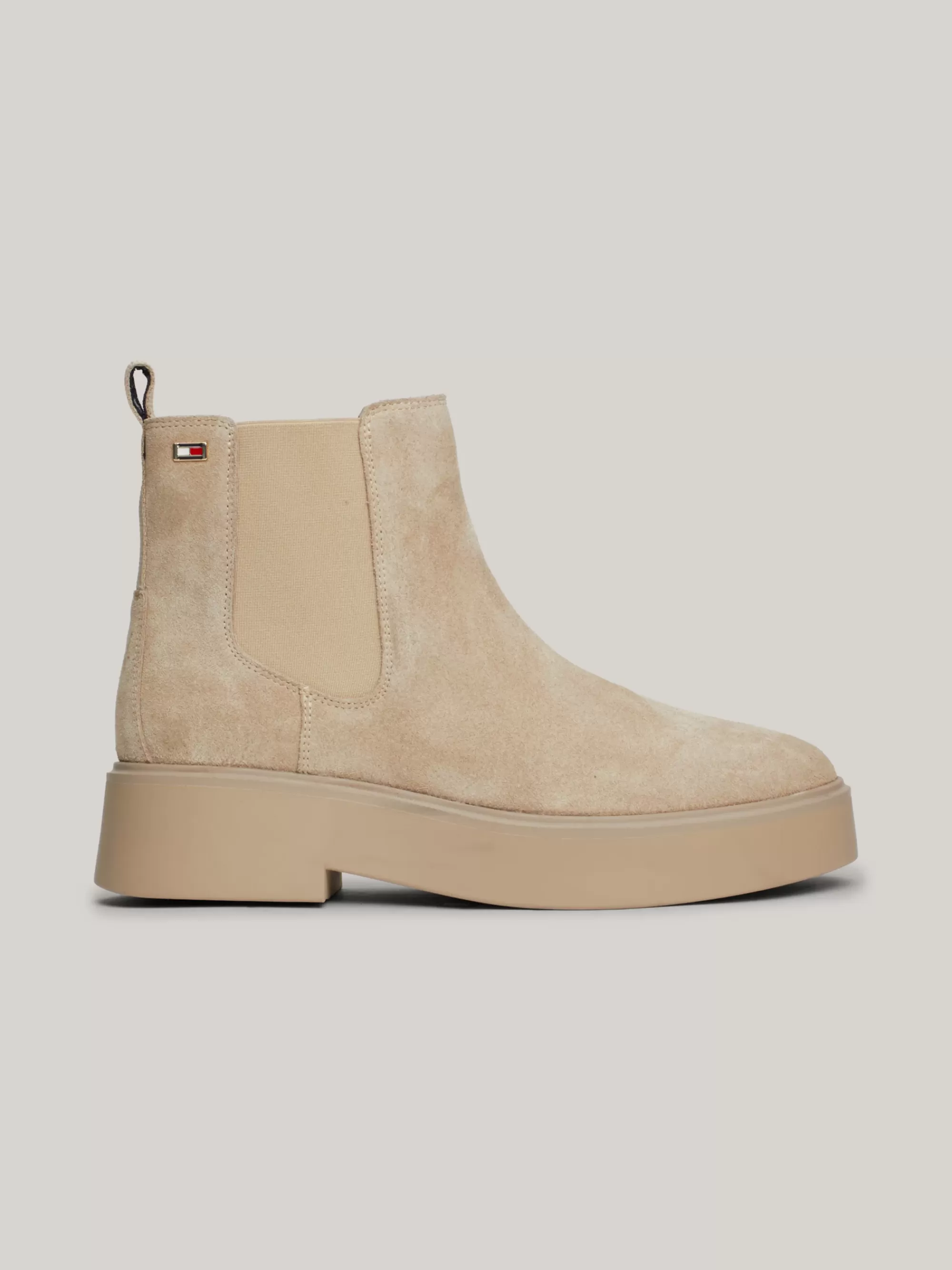 Chelsea Boots | Laarzen & Enkellaarzen*Tommy Hilfiger Chunky Chelsea Boot Van Suède BEIGE