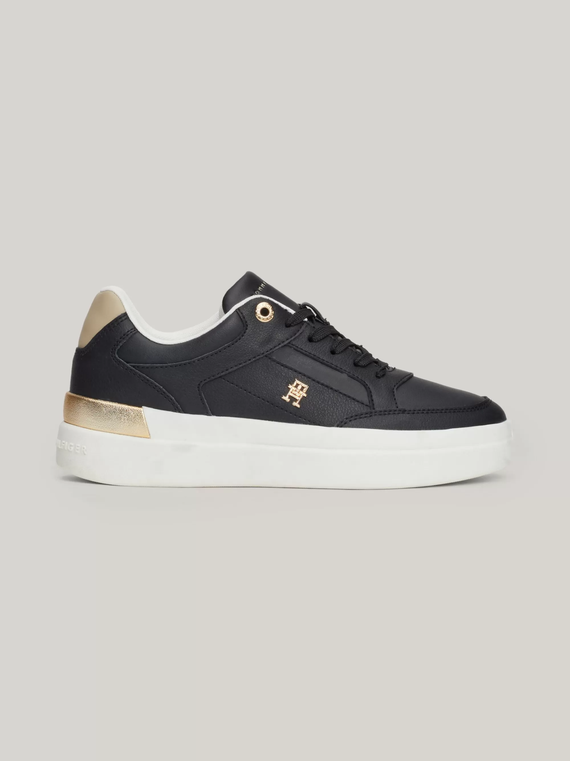 Sneakers*Tommy Hilfiger Chunky Sneaker Met TH-monogram BLACK