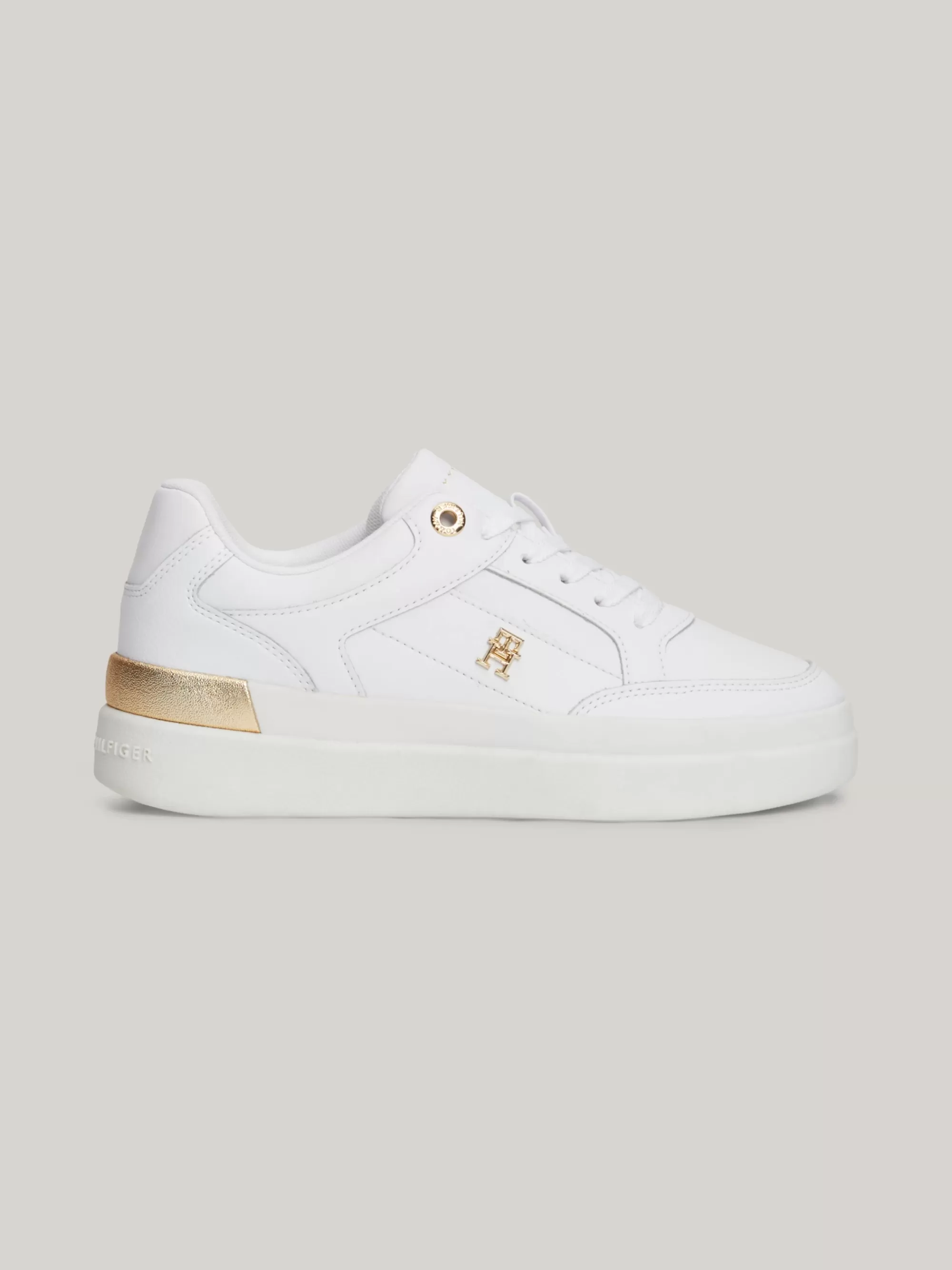 Sneakers*Tommy Hilfiger Chunky Sneaker Met TH-monogram WHITE
