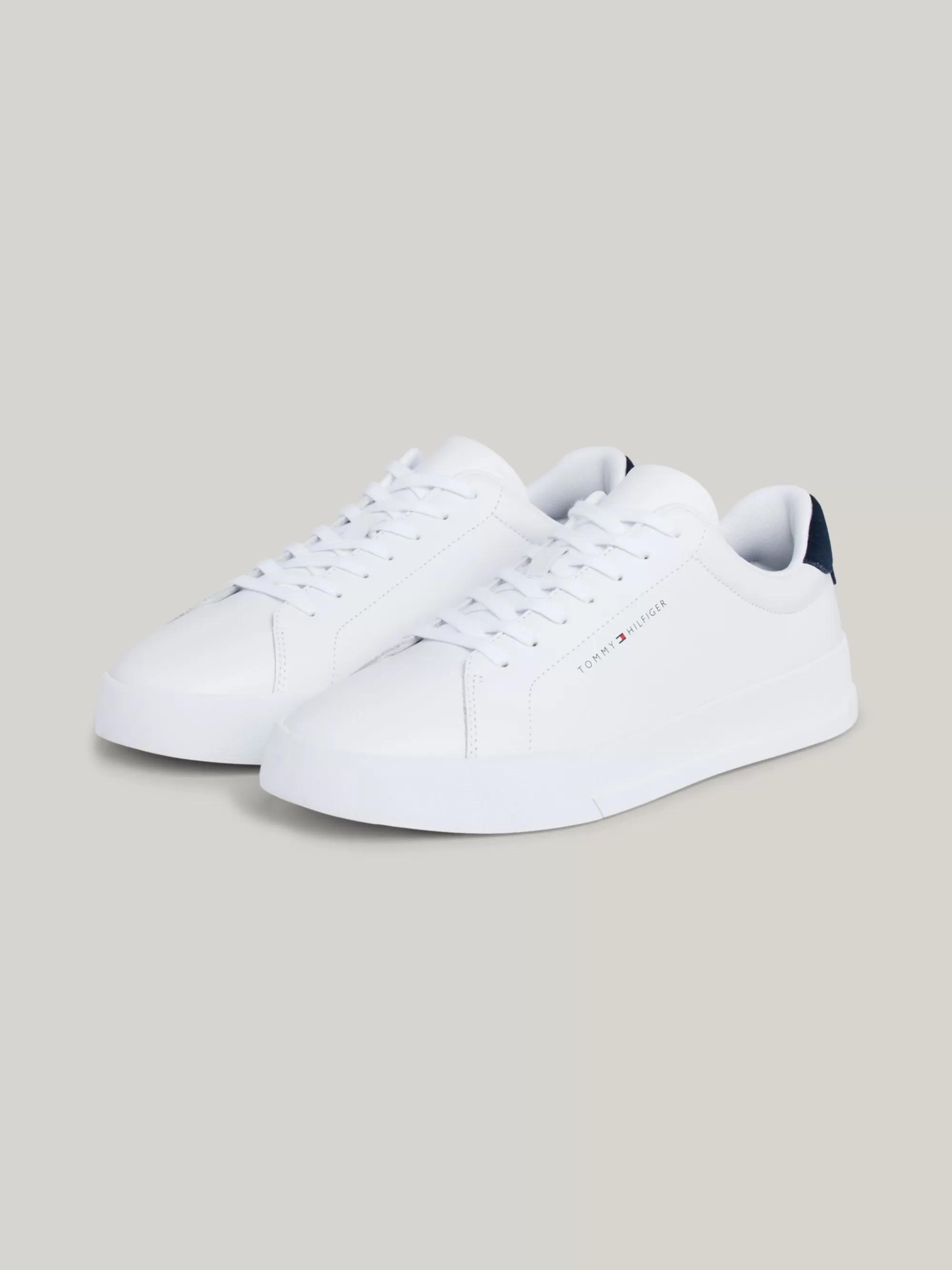 White Trainers | Sneakers*Tommy Hilfiger Chunky Sneaker Van Leer WHITE/DESERT SKY