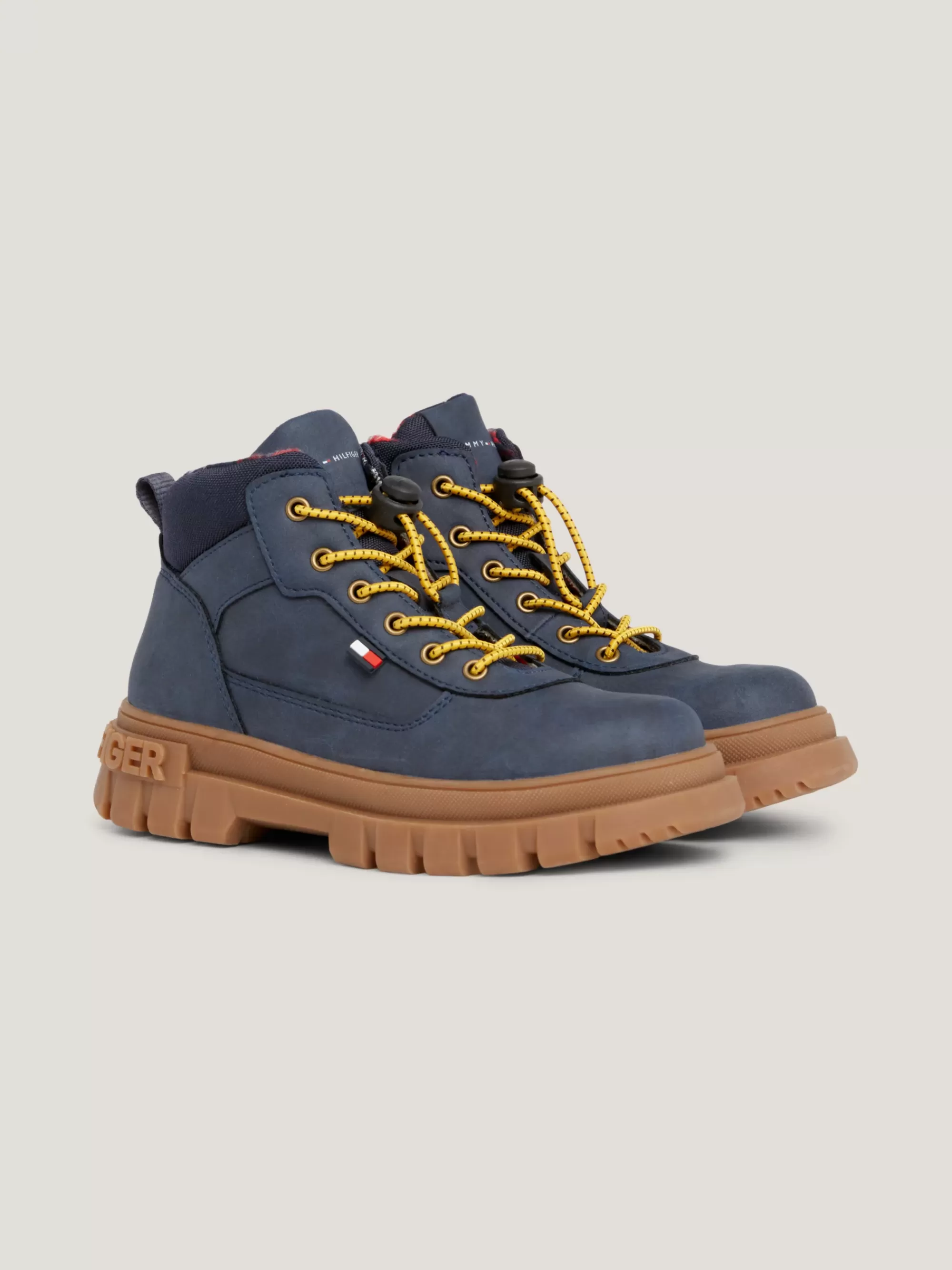Schoenen & Accessoires*Tommy Hilfiger Chunky Veterlaars Met Profielzool BLUE