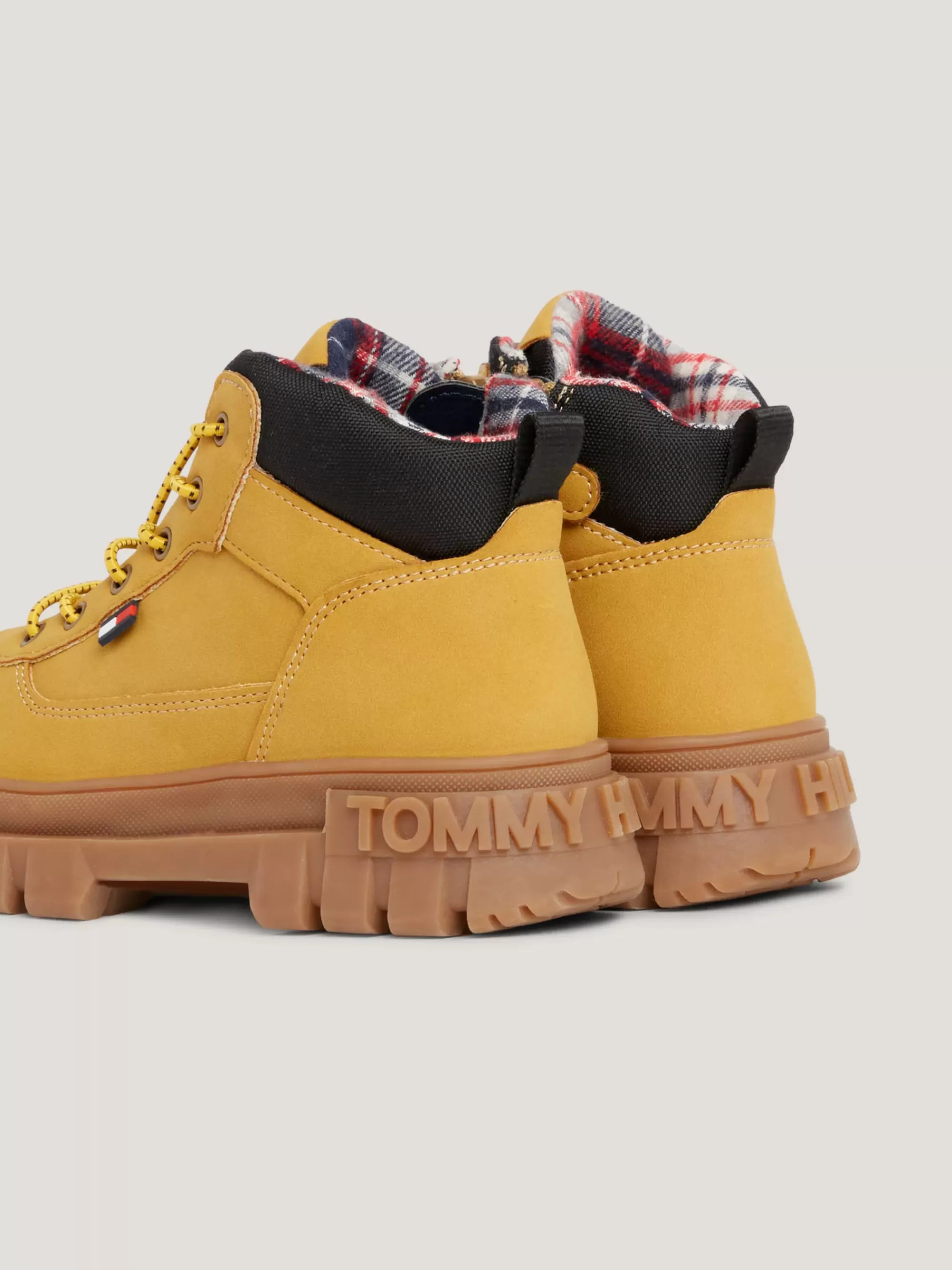 Schoenen & Accessoires*Tommy Hilfiger Chunky Veterlaars Met Profielzool OCHRE/BLACK
