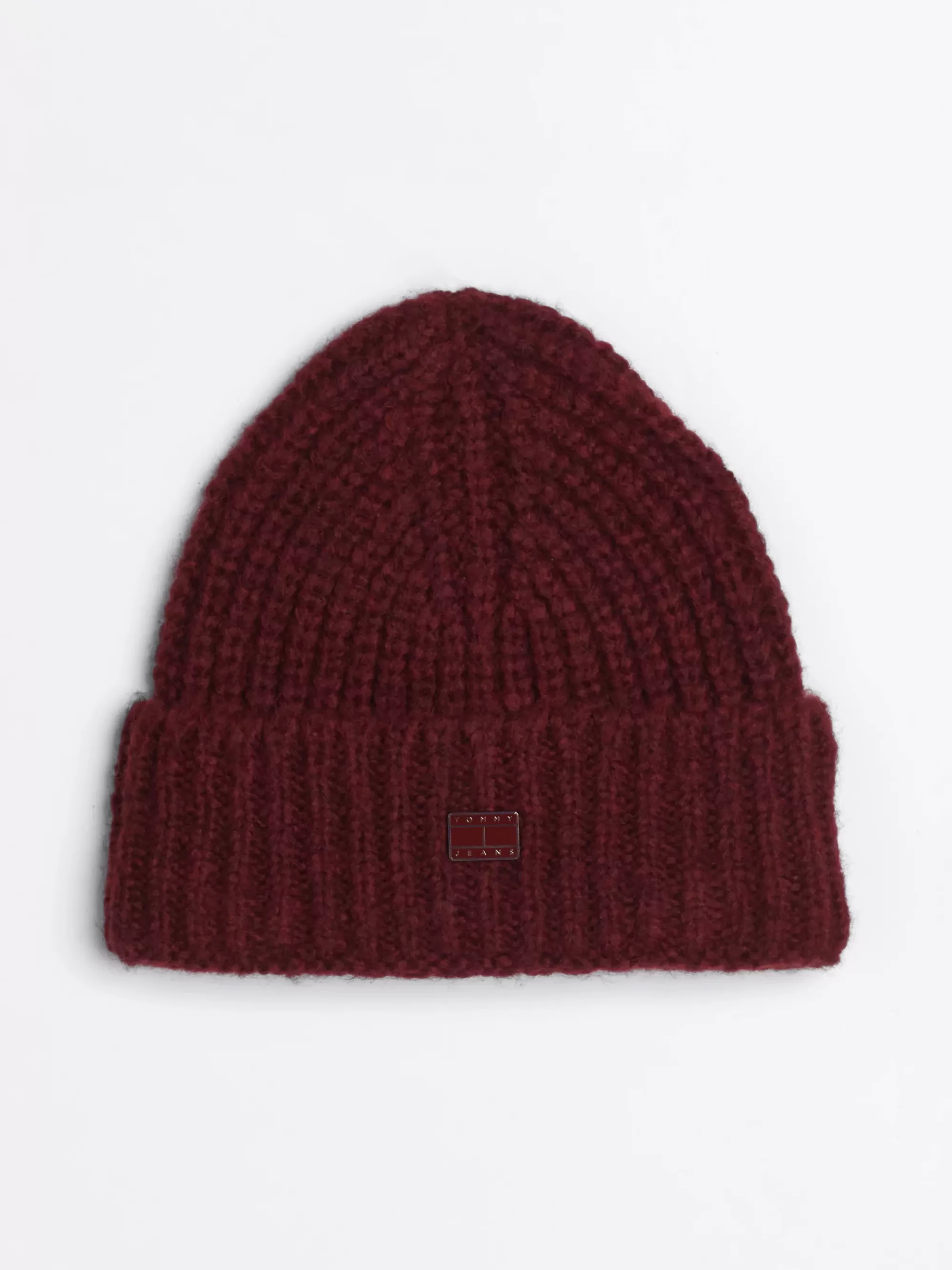 Mutsen | Mutsen & Sjaals*Tommy Hilfiger City Chunky Gebreide Beanie Met Wol DEEP ROUGE