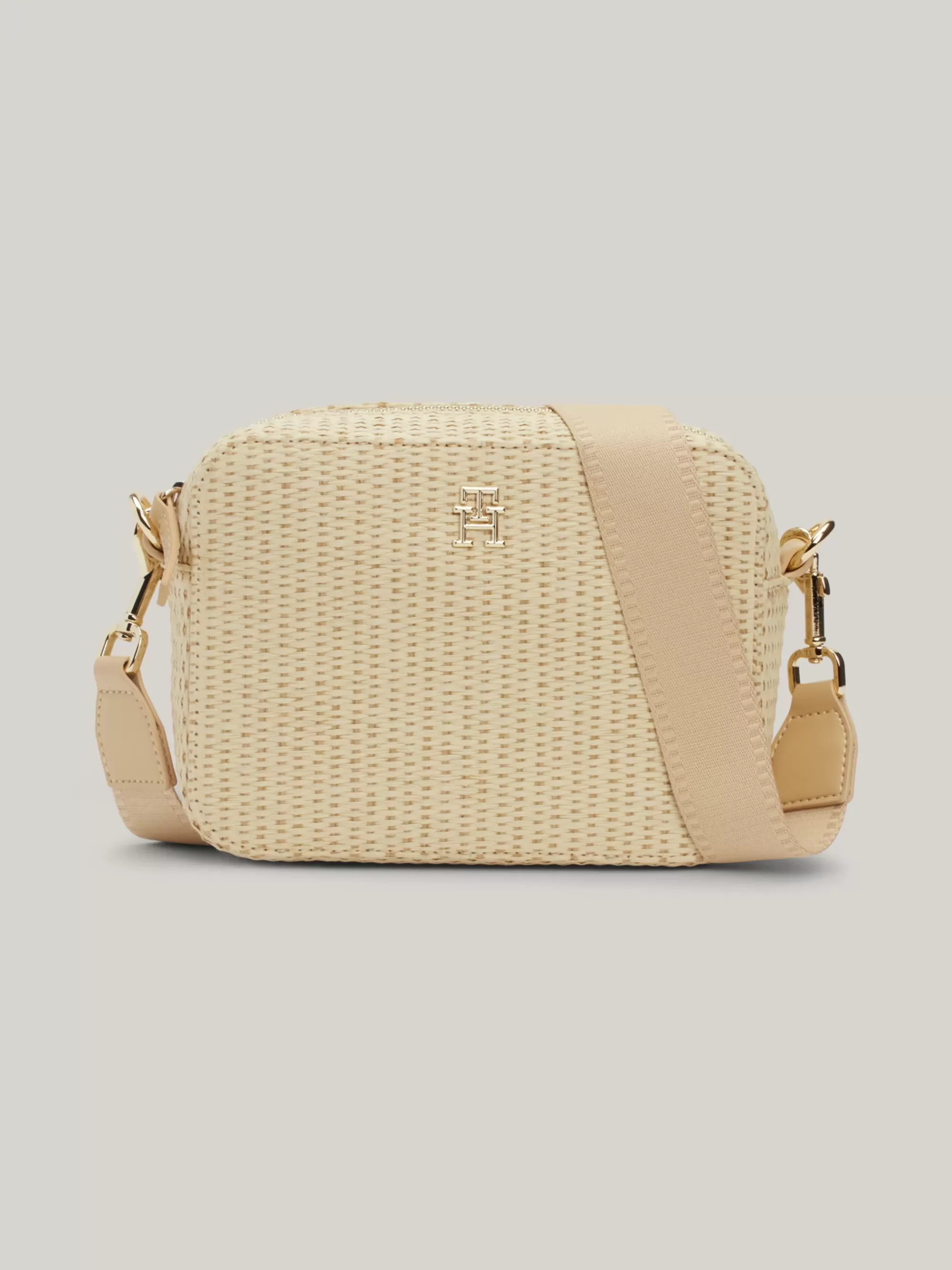 Crossbodytassen*Tommy Hilfiger City Kleine Crossbodytas Van Stro NATURAL RAFFIA