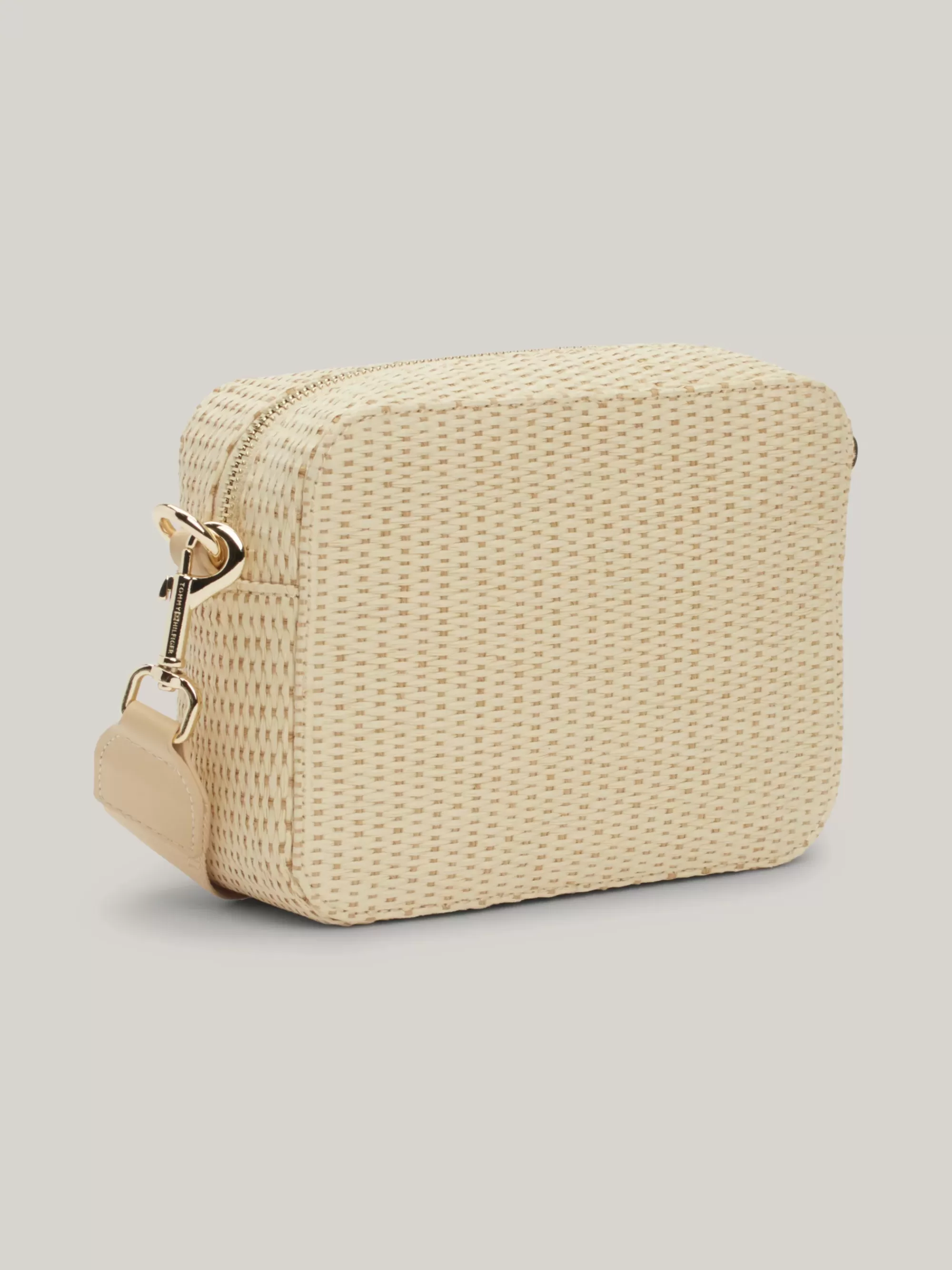 Crossbodytassen*Tommy Hilfiger City Kleine Crossbodytas Van Stro NATURAL RAFFIA