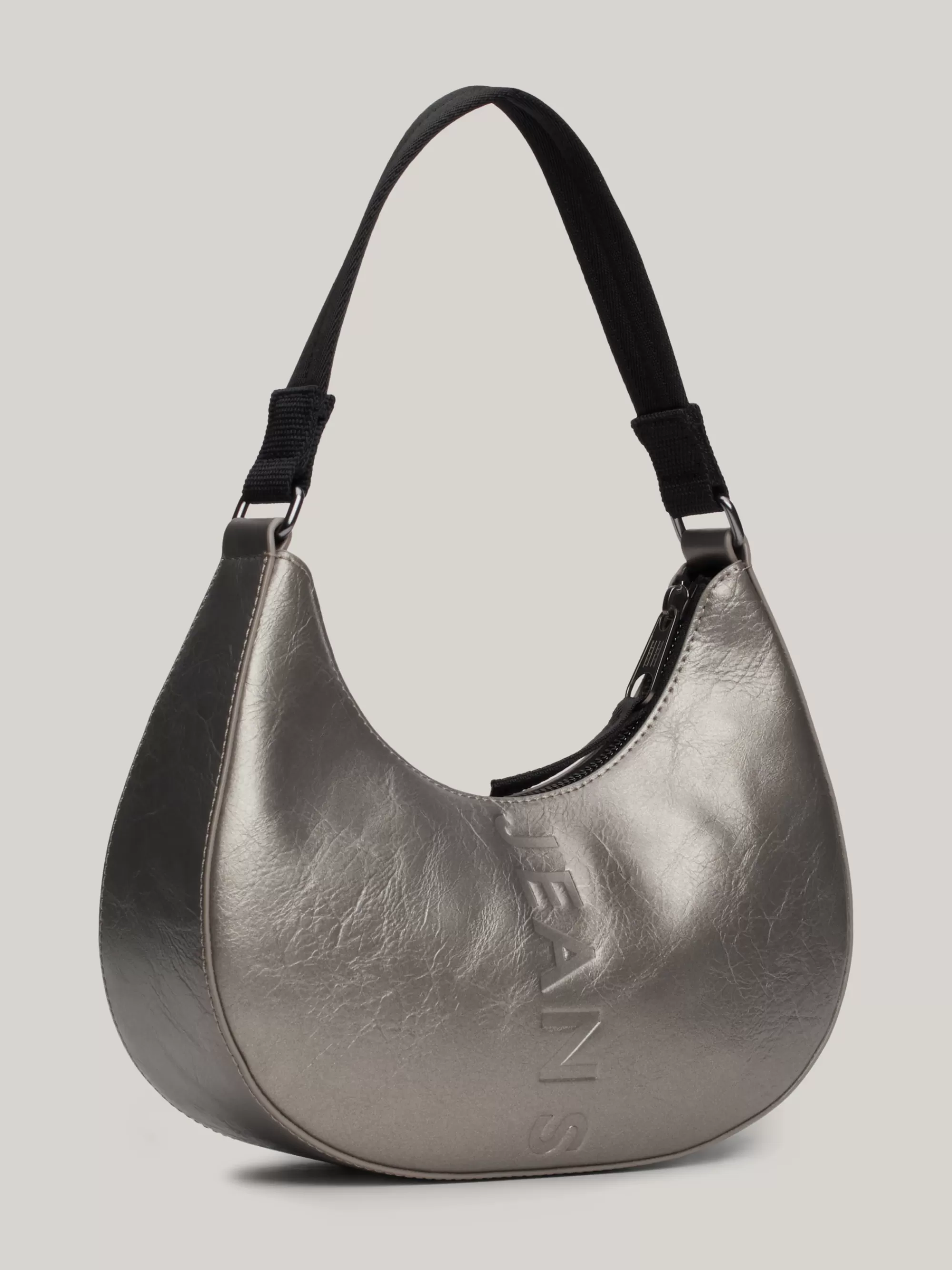 Schoudertassen*Tommy Hilfiger City Metallic Schoudertas PEWTER