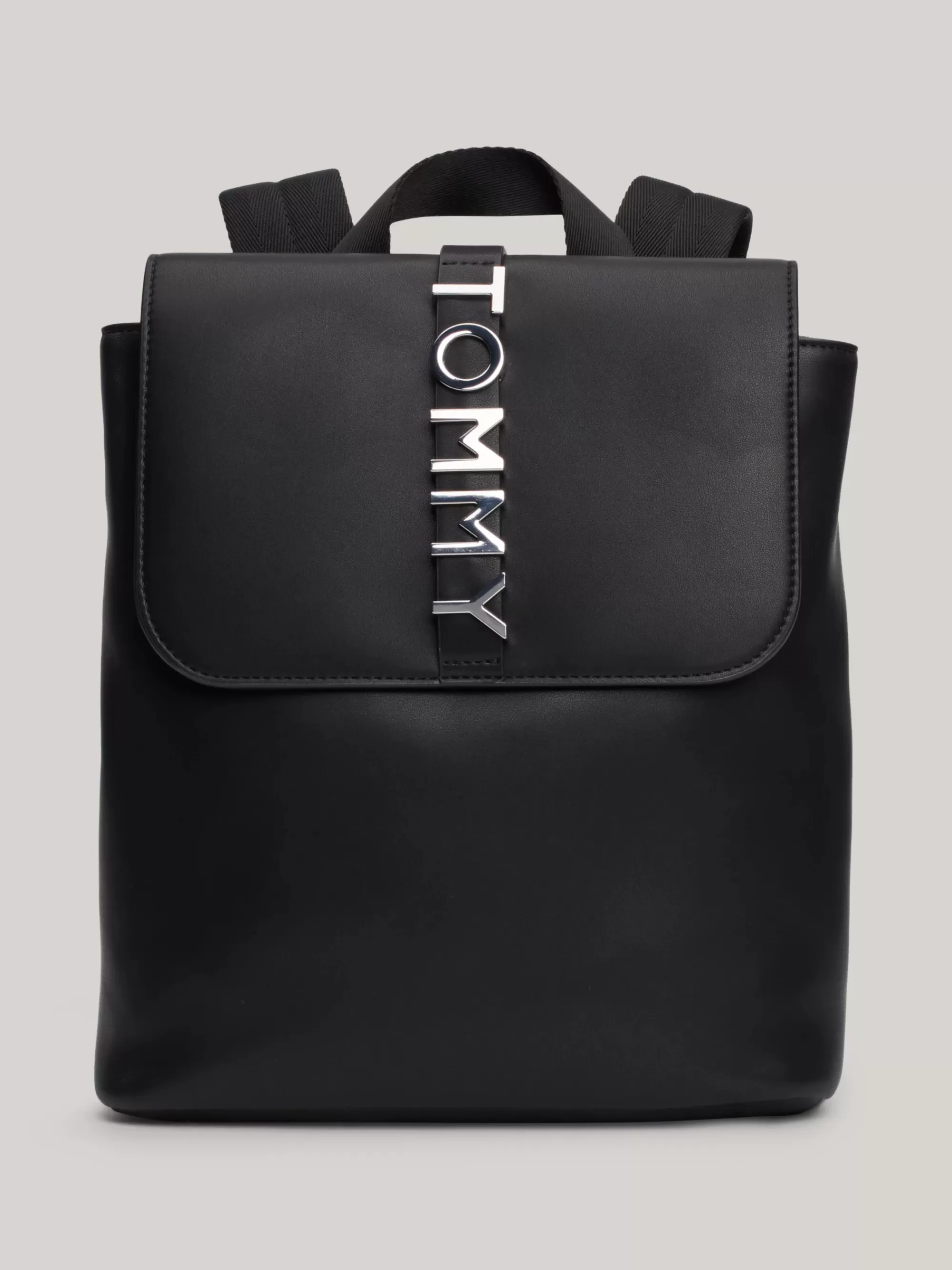 Rugzakken*Tommy Hilfiger City Rugzak Met Metalen Logo BLACK
