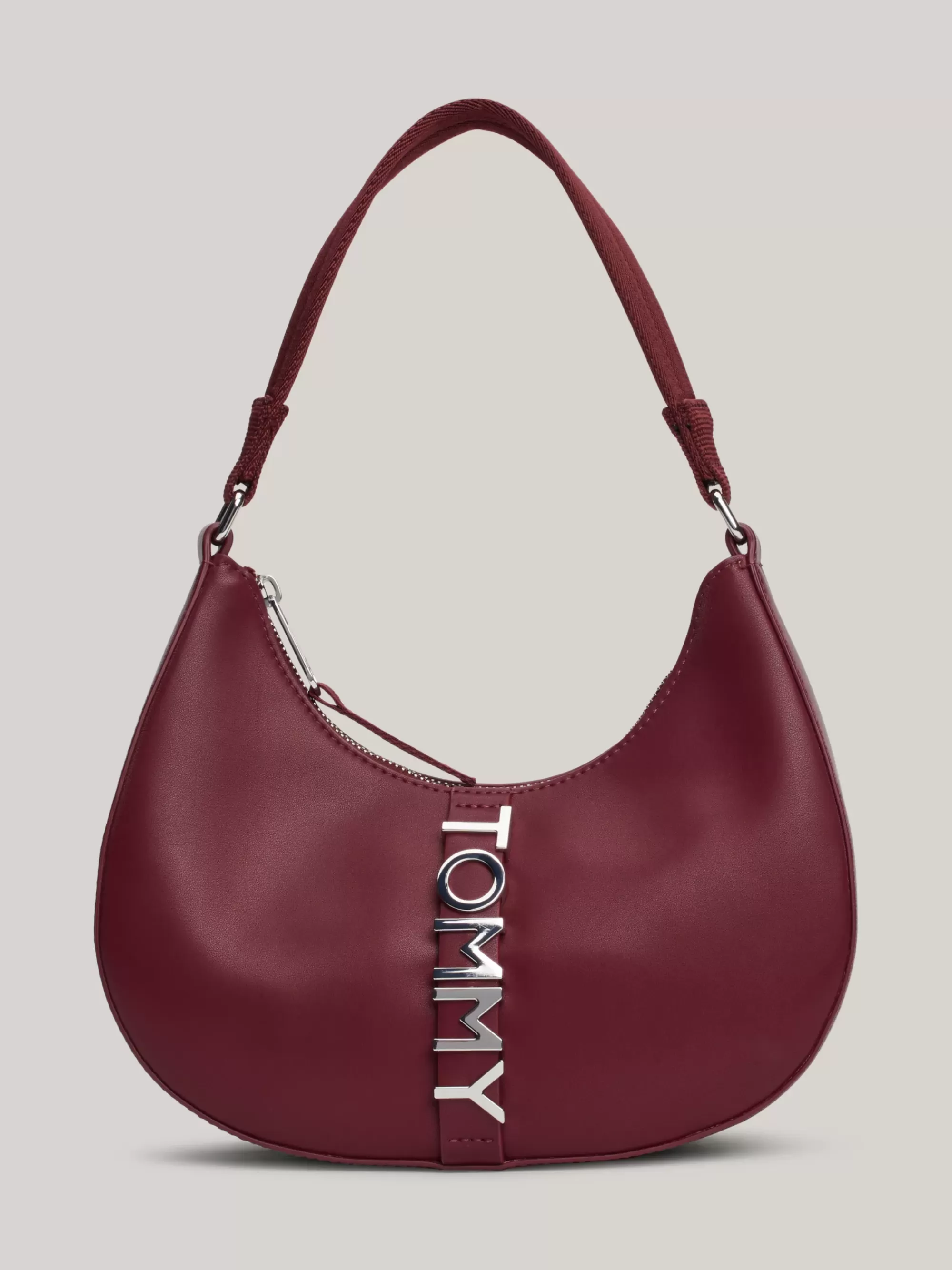 Schoudertassen*Tommy Hilfiger City Schoudertas Met Metalen Logo DEEP ROUGE
