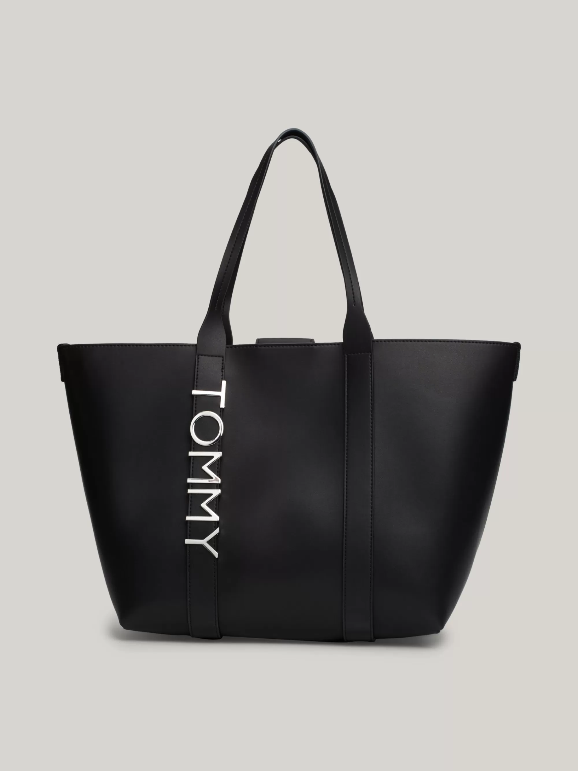 Shoppers*Tommy Hilfiger City Shopper Met Metalen Logo BLACK