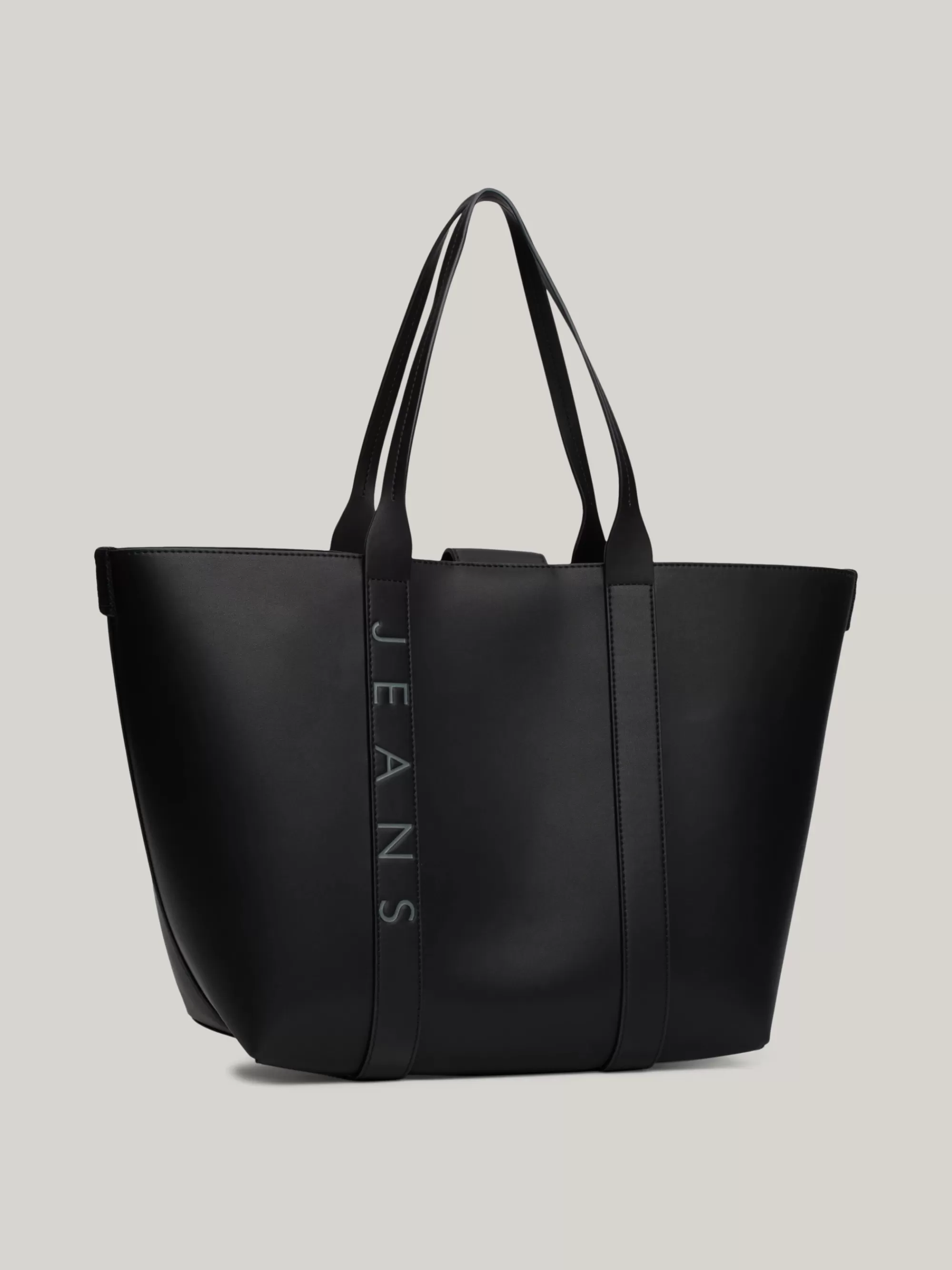 Shoppers*Tommy Hilfiger City Shopper Met Metalen Logo BLACK