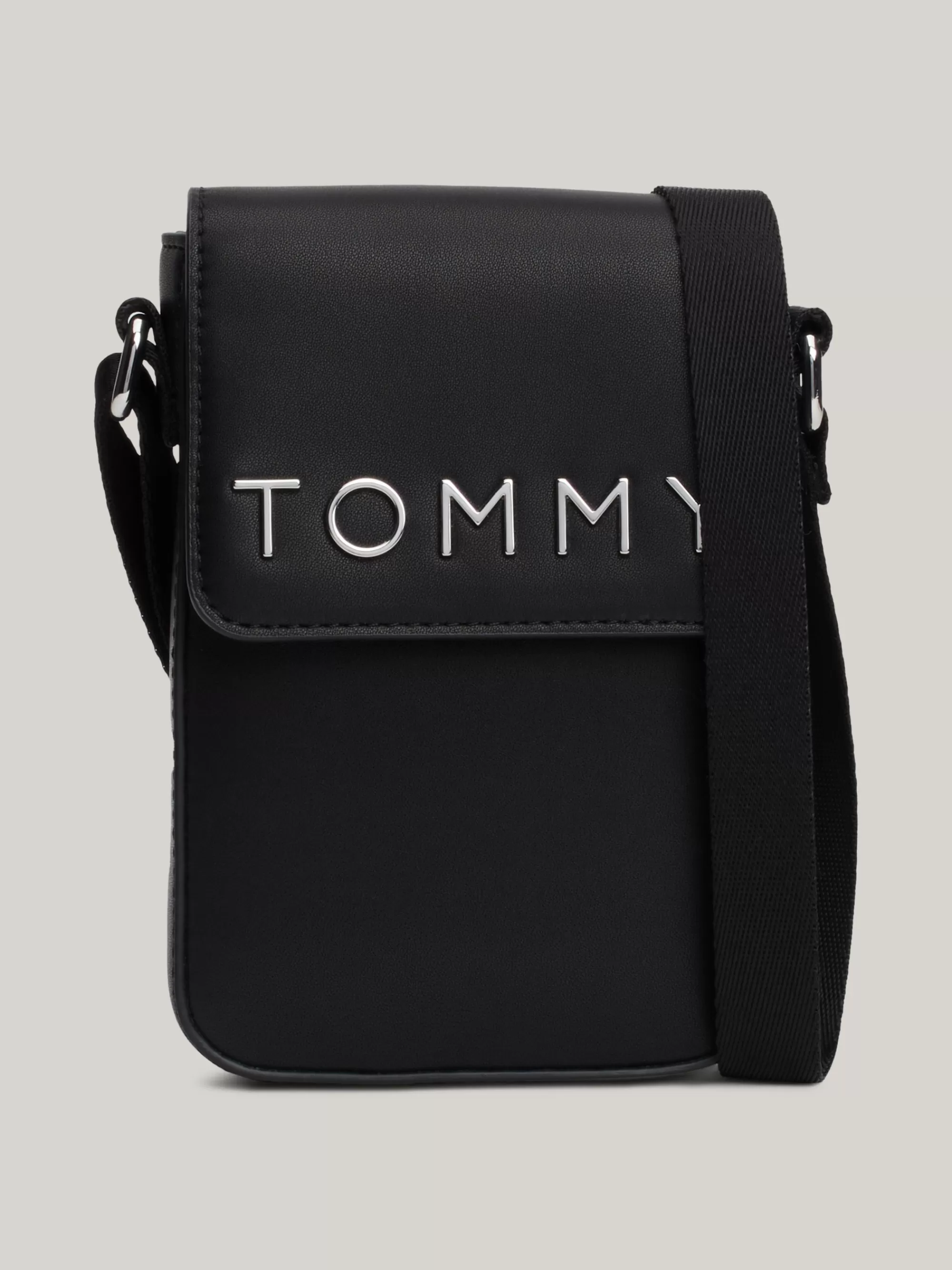 Portemonnees & Sleutelhangers*Tommy Hilfiger City Telefoontasje Met Metalen Logo BLACK