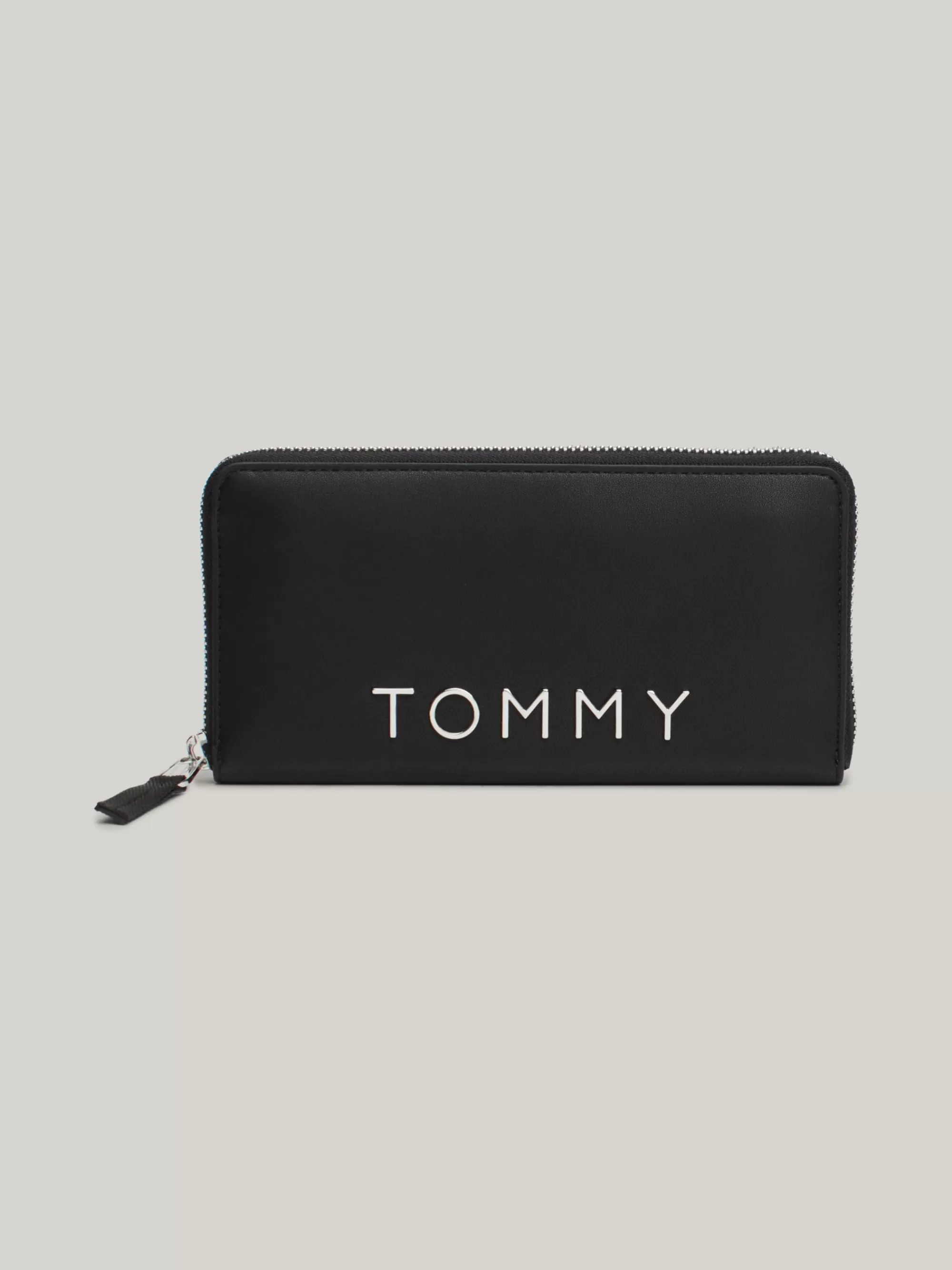 Portemonnees & Sleutelhangers*Tommy Hilfiger City Zip-around Portemonnee Met Logo BLACK