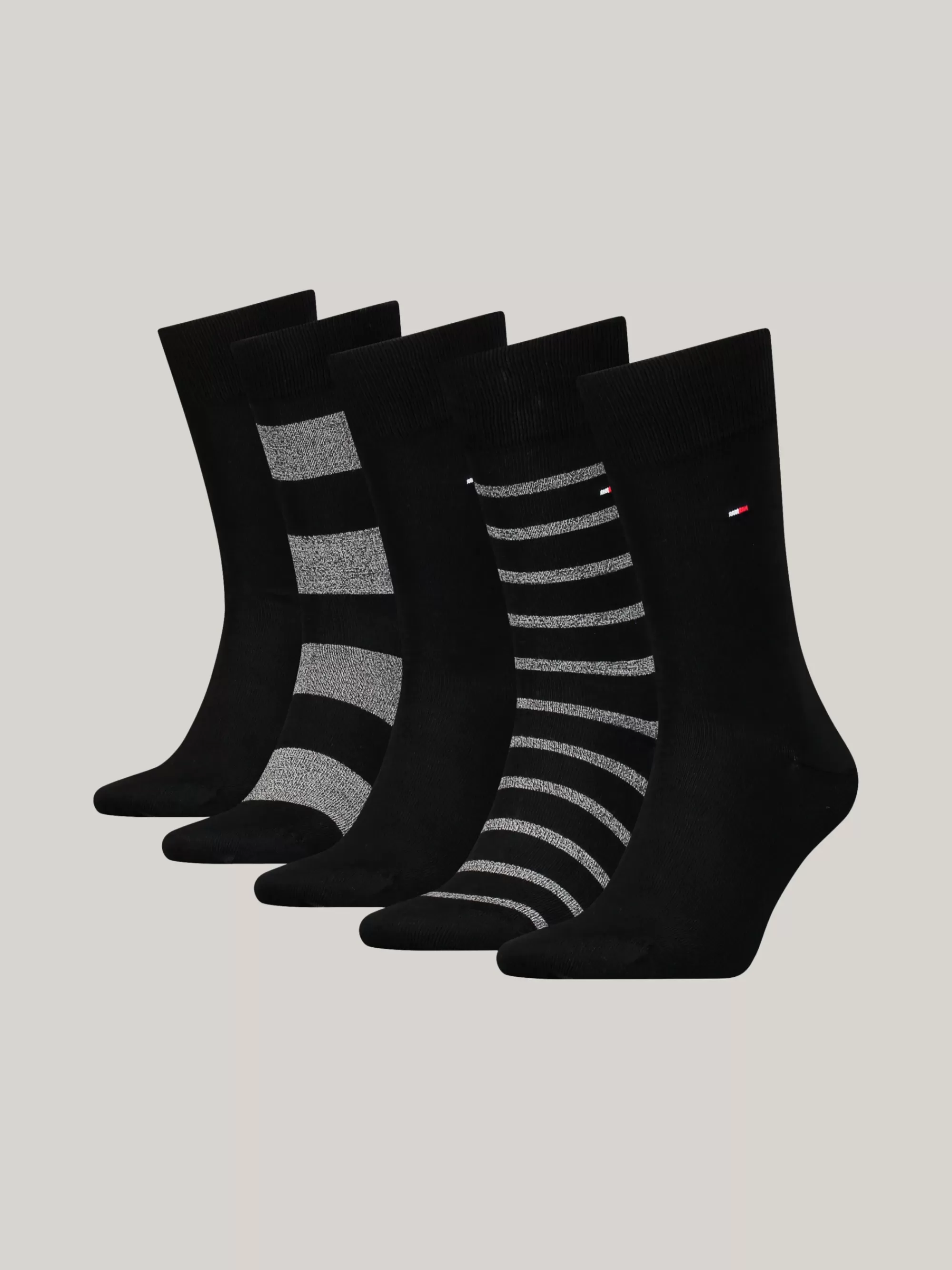 Sokken*Tommy Hilfiger Classics Cadeaubox Met 5 Paar Sokken Met Vlag BLACK