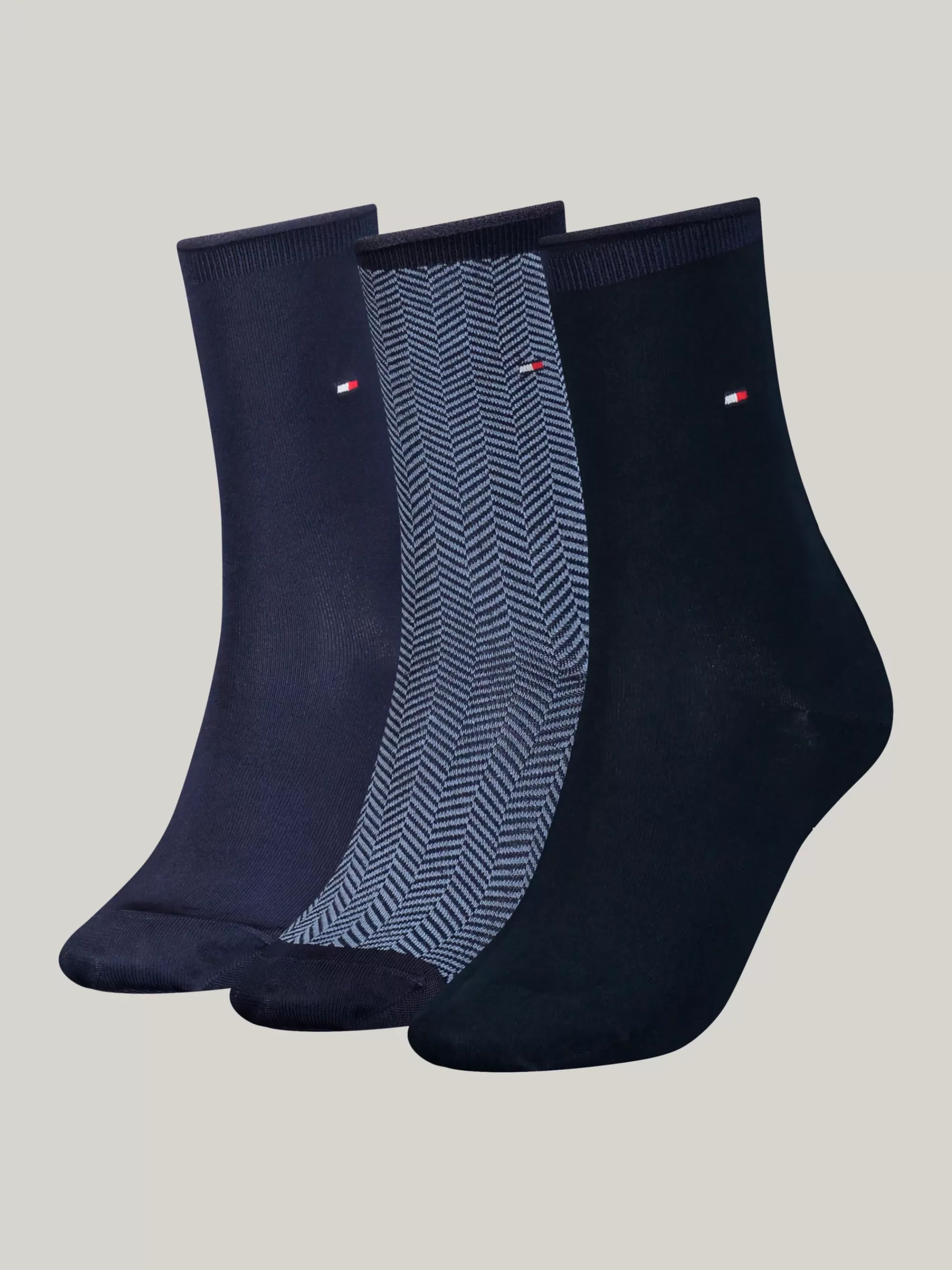 Sokken & Panty's*Tommy Hilfiger Classics Cadeauset Van 3 Paar Sokken NAVY