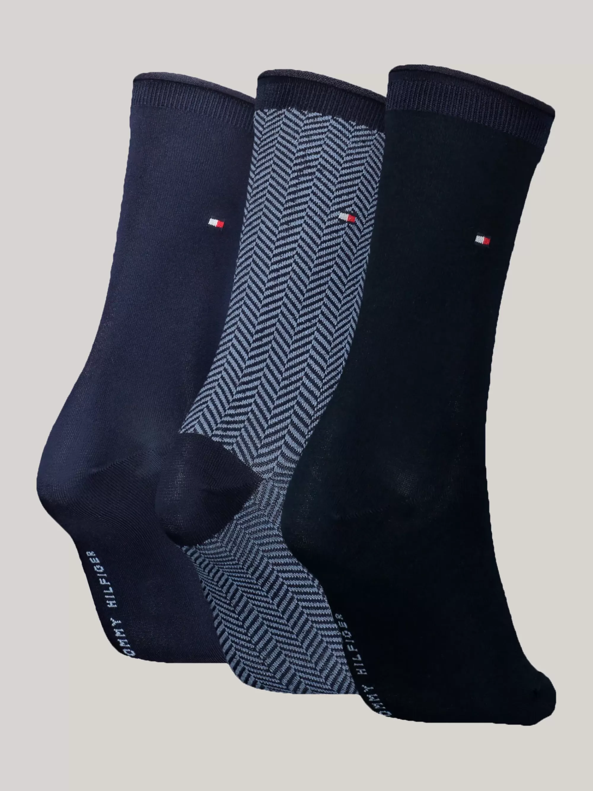 Sokken & Panty's*Tommy Hilfiger Classics Cadeauset Van 3 Paar Sokken NAVY