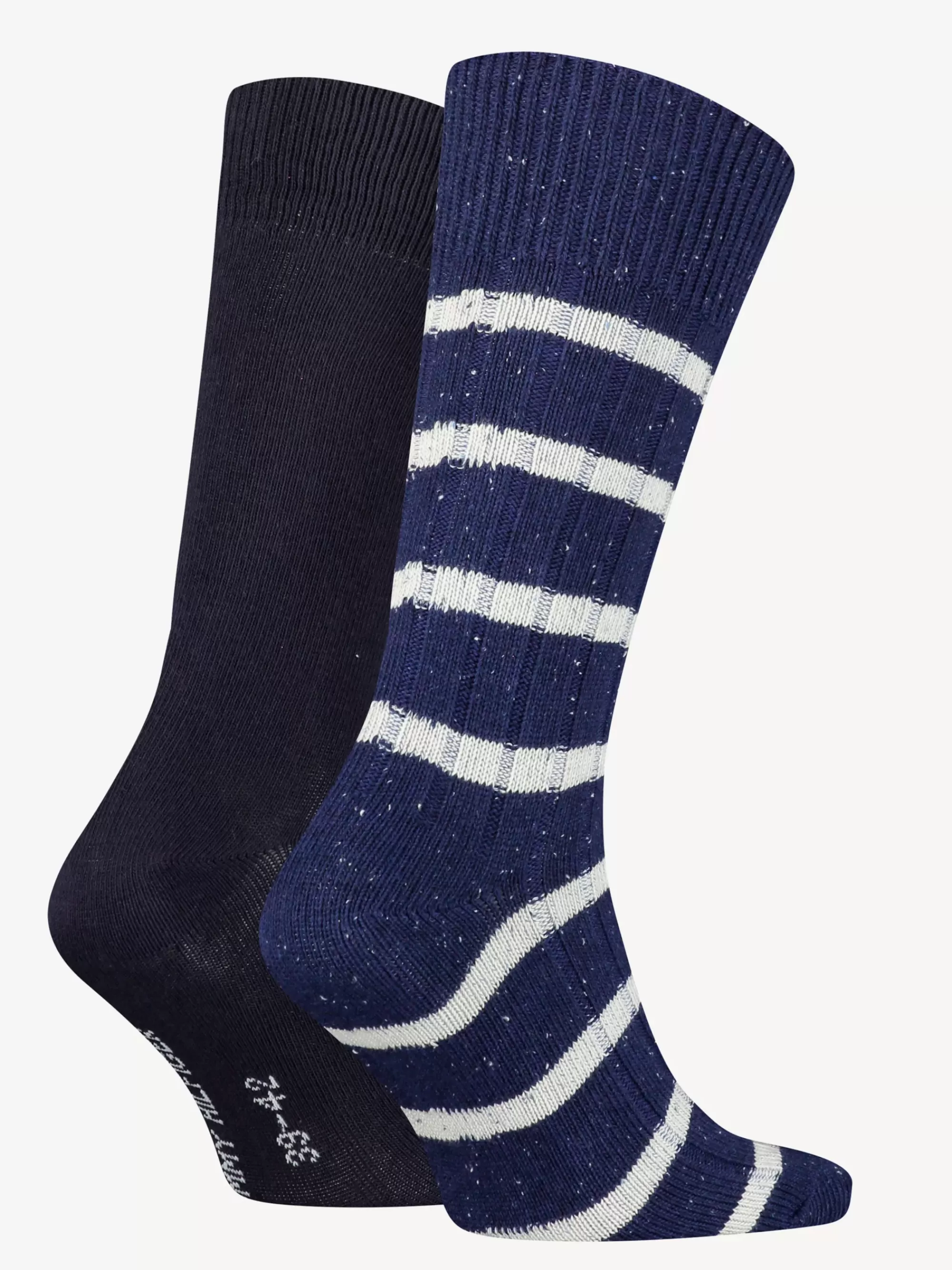 Sokken*Tommy Hilfiger Classics Set Van 2 Paar Gestreepte Sokken NAVY