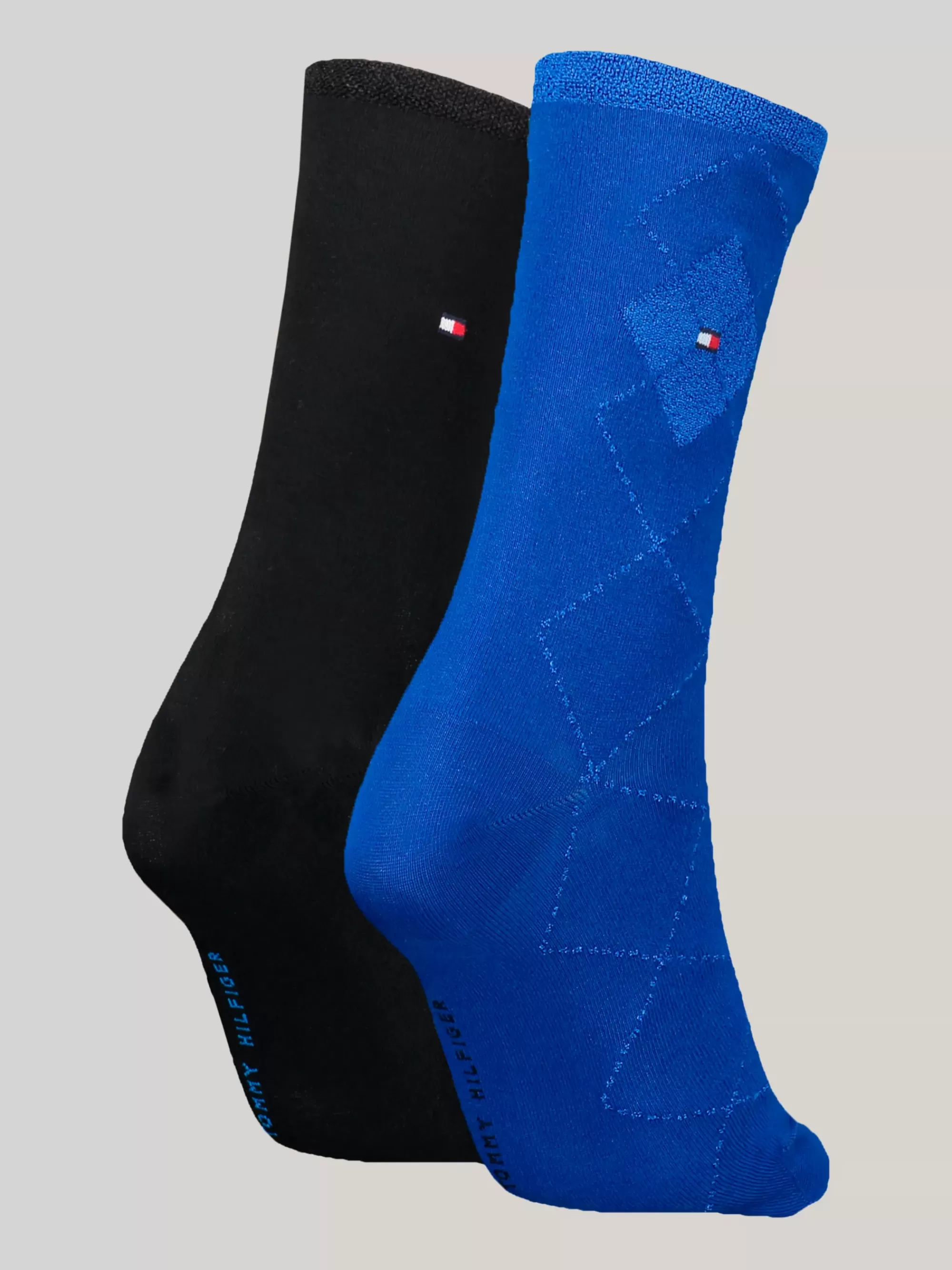Sokken & Panty's*Tommy Hilfiger Classics Set Van 2 Paar Sokken Met Argyle-ruit VICTORIA BLUE