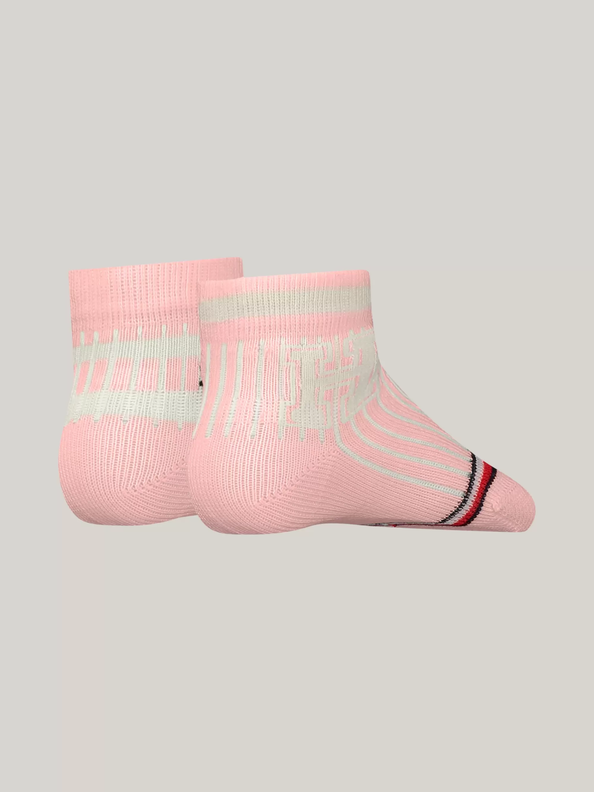 Meisjes | Jongens*Tommy Hilfiger Classics Set Van 2 Paar Sokken Met Varsity-streep PINK COMBO
