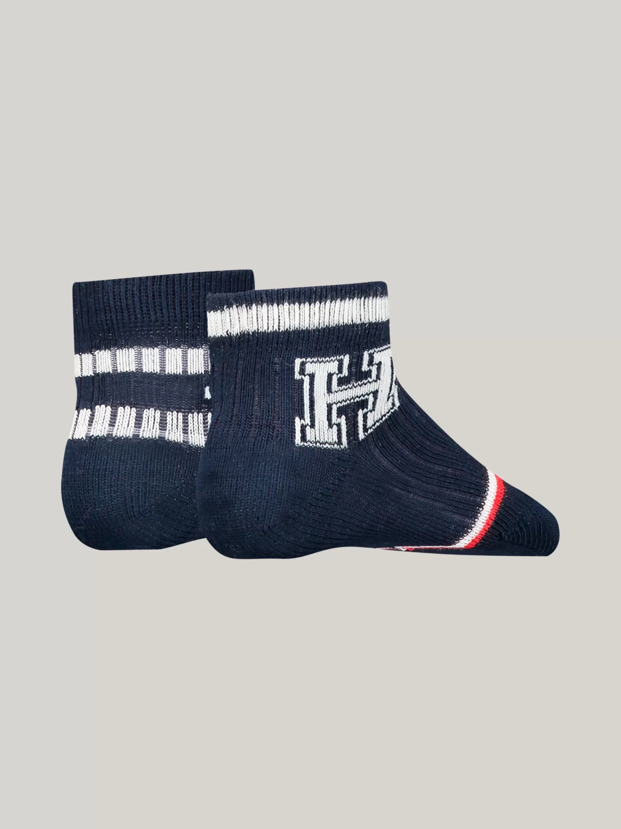 Meisjes | Jongens*Tommy Hilfiger Classics Set Van 2 Paar Sokken Met Varsity-streep NAVY