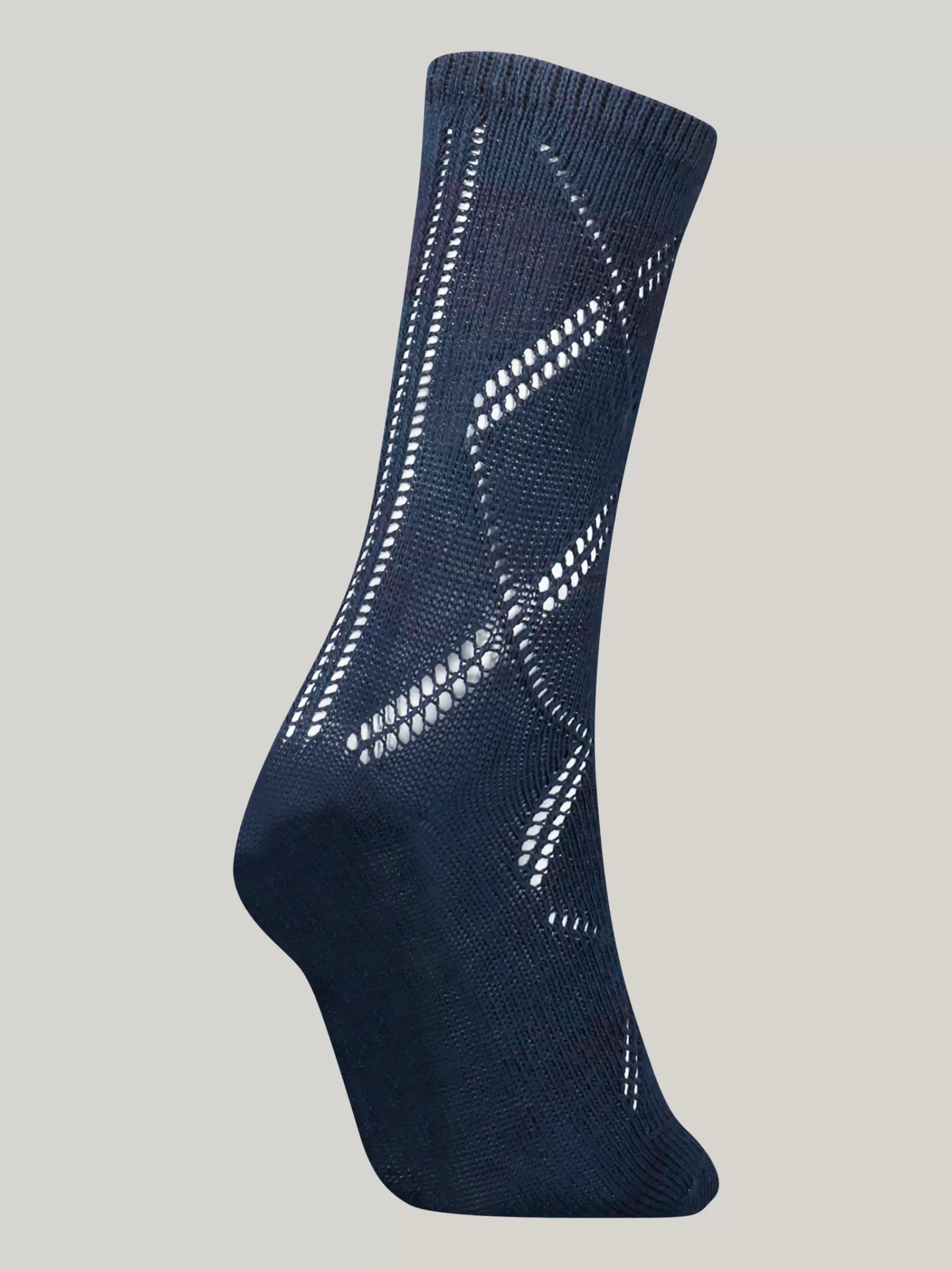 Sokken & Panty's*Tommy Hilfiger Classics Sokken Met Open Argyle-patroon NAVY