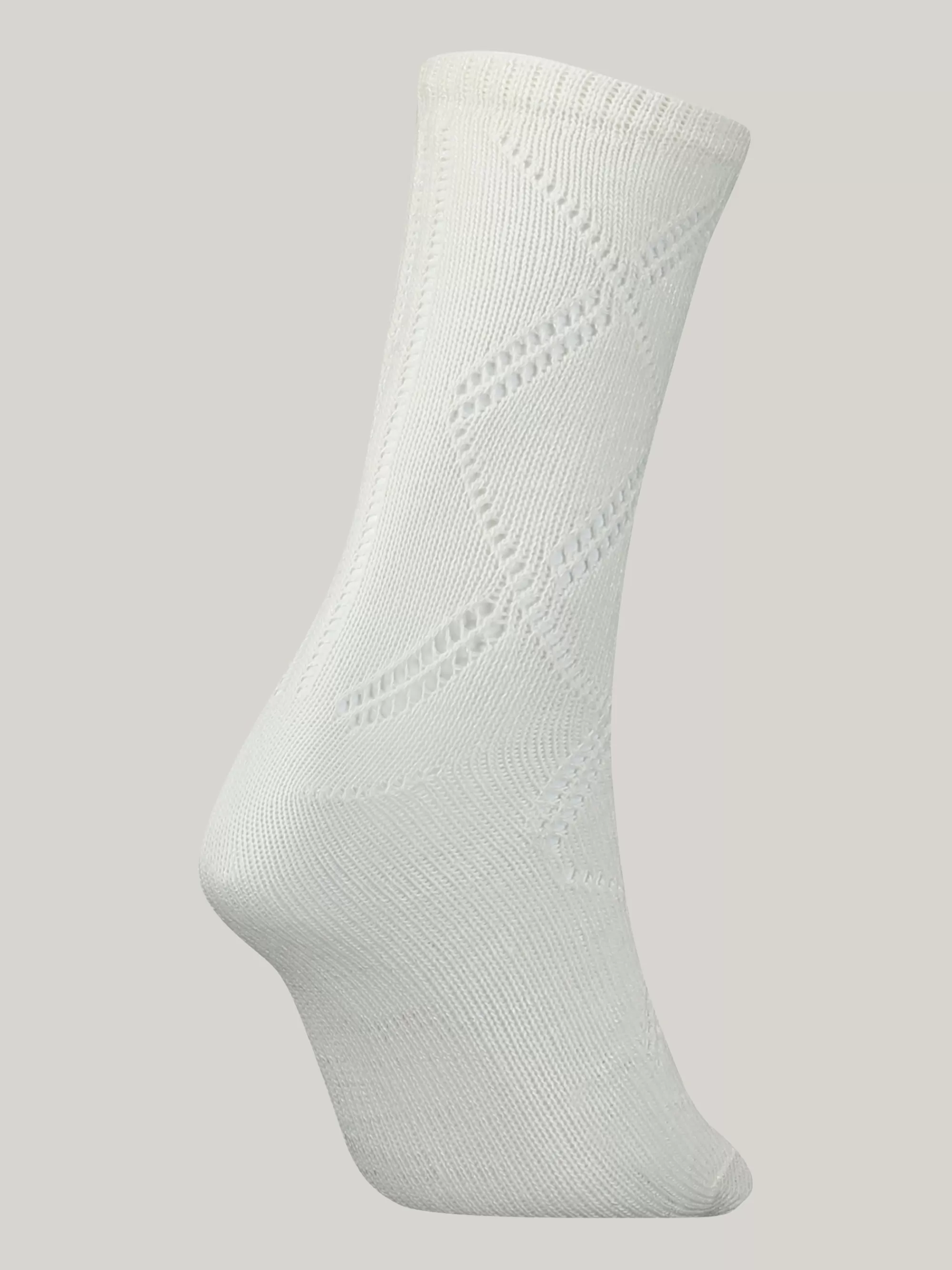 Sokken & Panty's*Tommy Hilfiger Classics Sokken Met Open Argyle-patroon OFF WHITE