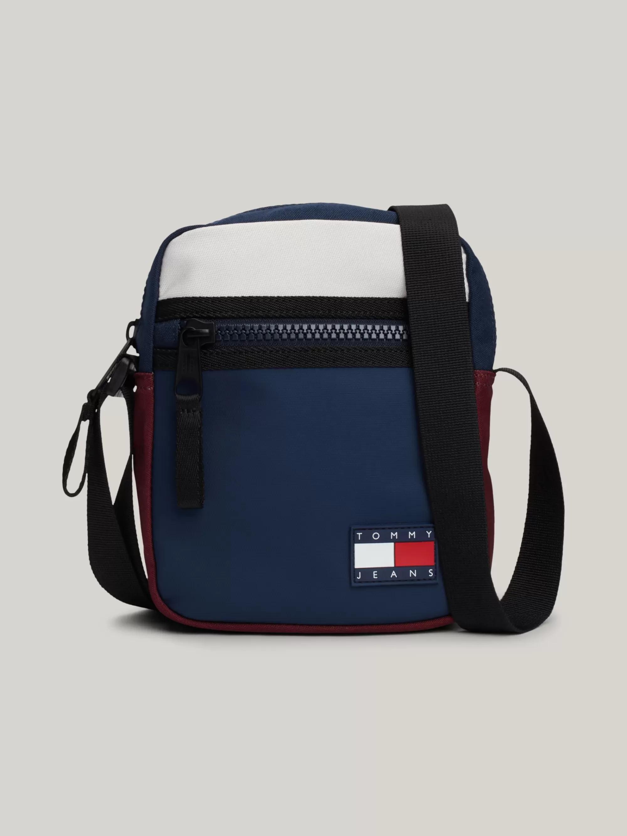 Crossbodytassen*Tommy Hilfiger Colour-blocked Reportertas Met Rubberen Logo WINTER CORPORATE
