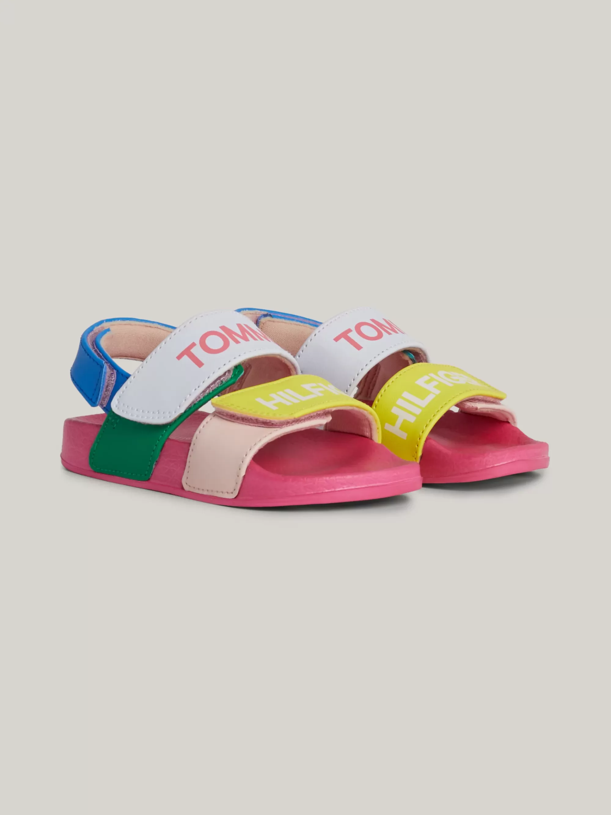 Schoenen & Accessoires*Tommy Hilfiger Colour-blocked Sandaal Met Logo MULTICOLOR