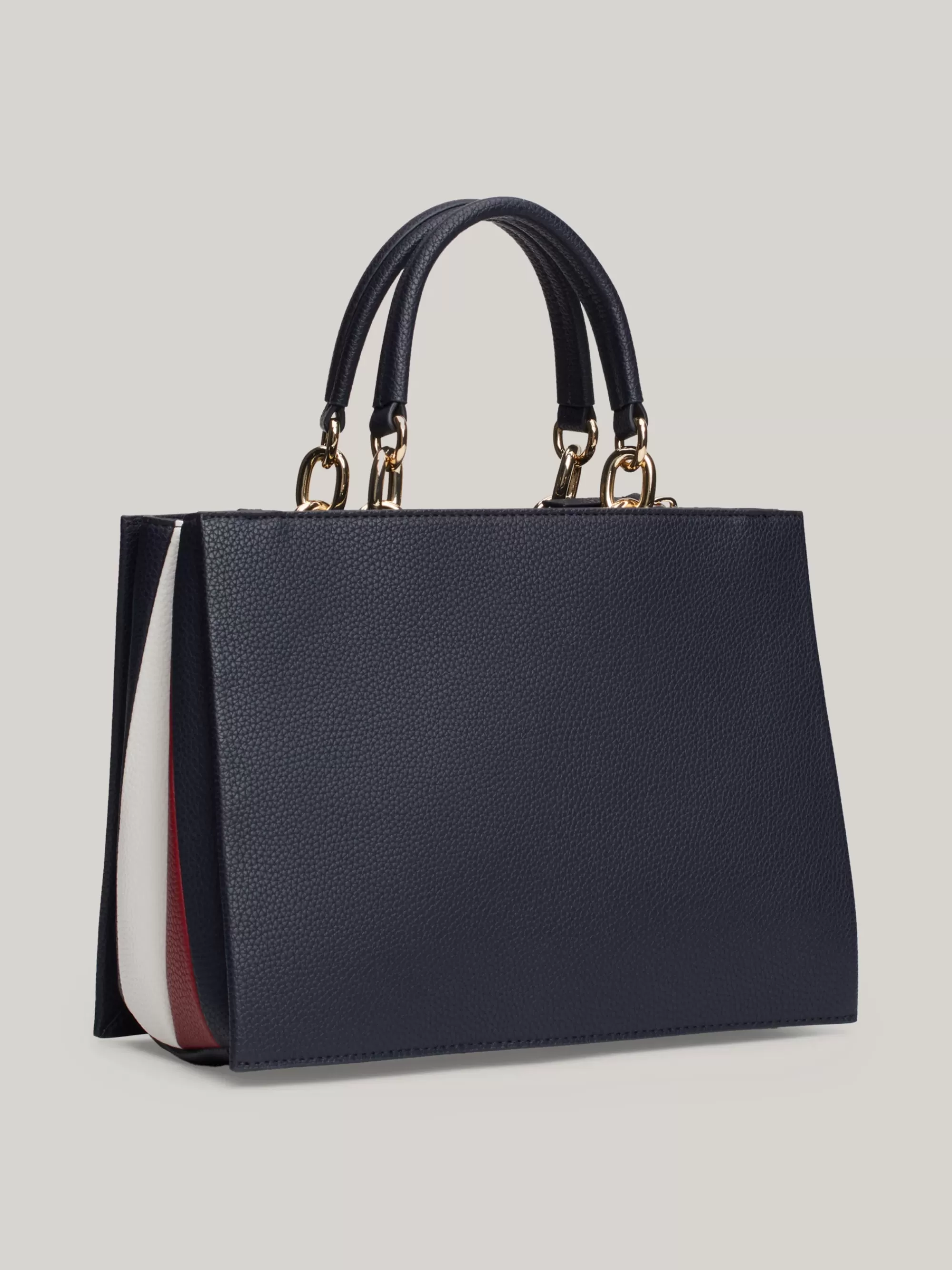 Shoppers*Tommy Hilfiger Colour-blocked Shopper Met TH-monogram SPACE BLUE