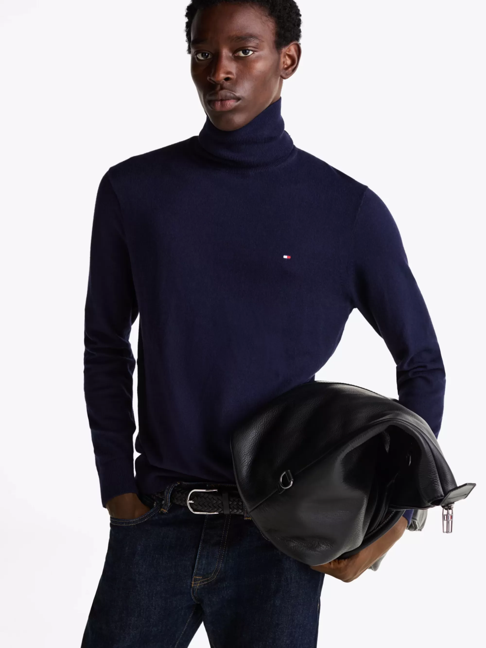 Coltruien | Truien*Tommy Hilfiger Coltrui Met Kasjmier DESERT SKY