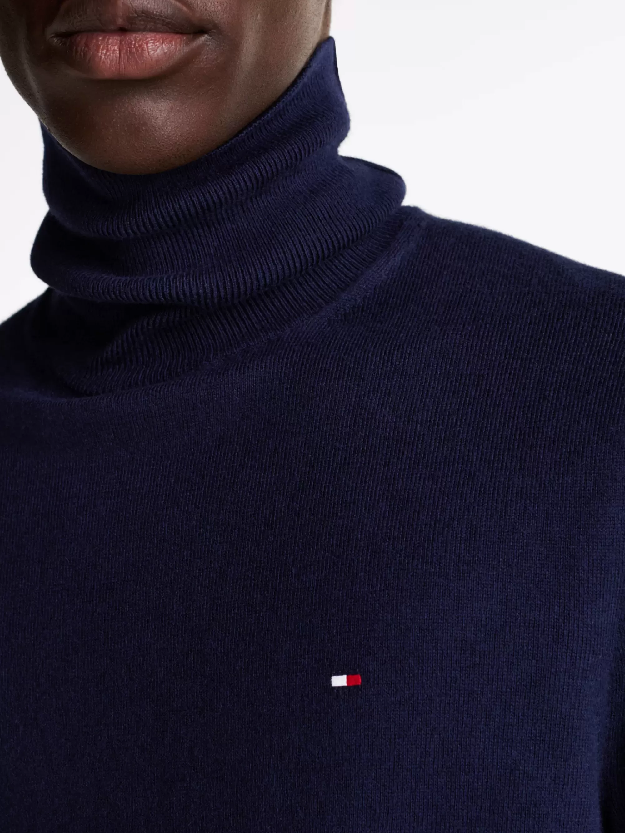 Coltruien | Truien*Tommy Hilfiger Coltrui Met Kasjmier DESERT SKY