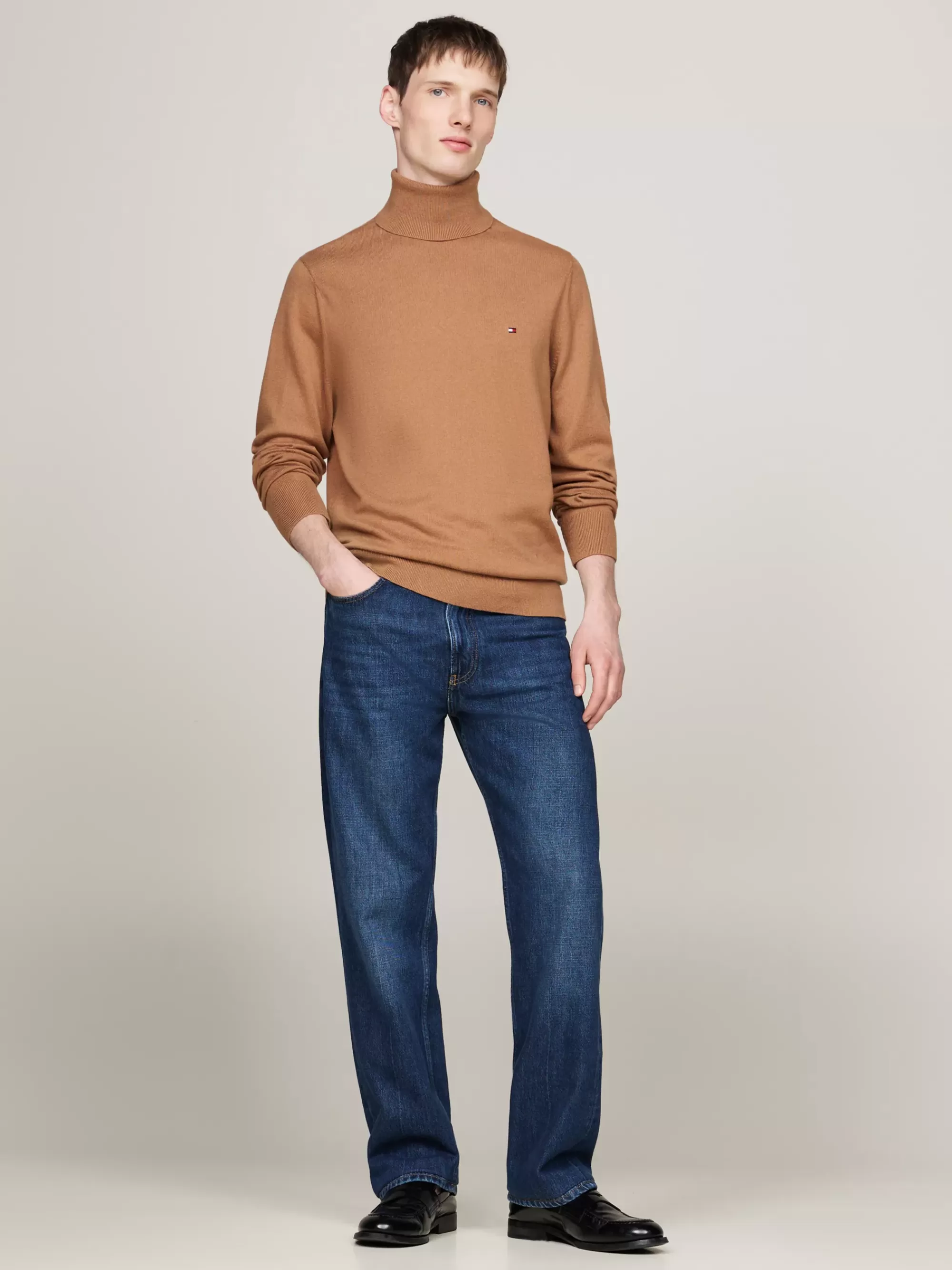 Coltruien | Truien*Tommy Hilfiger Coltrui Met Kasjmier SAFARI CANVAS