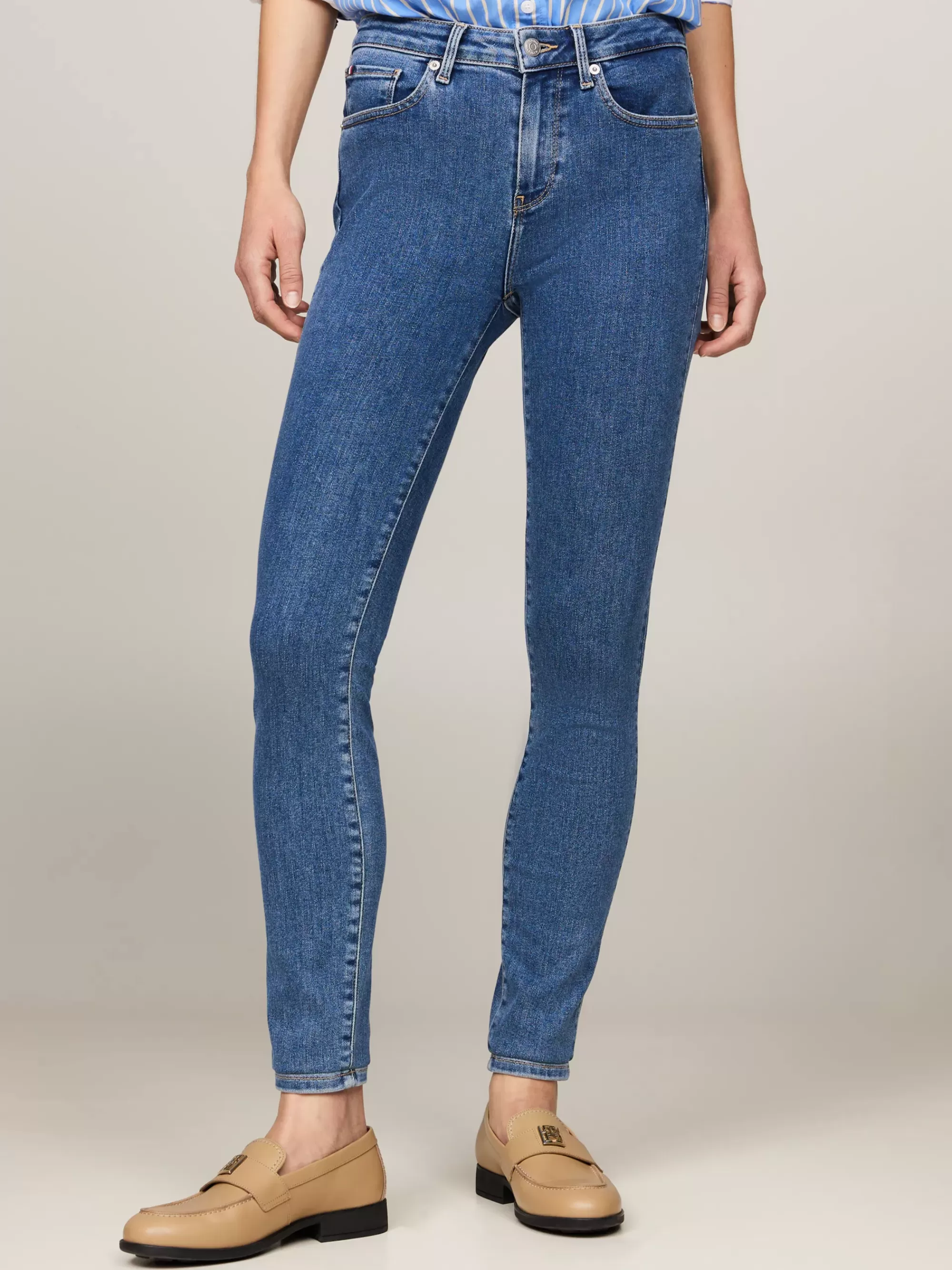 Jeans*Tommy Hilfiger Como Medium Rise Skinny Jeans ZEF