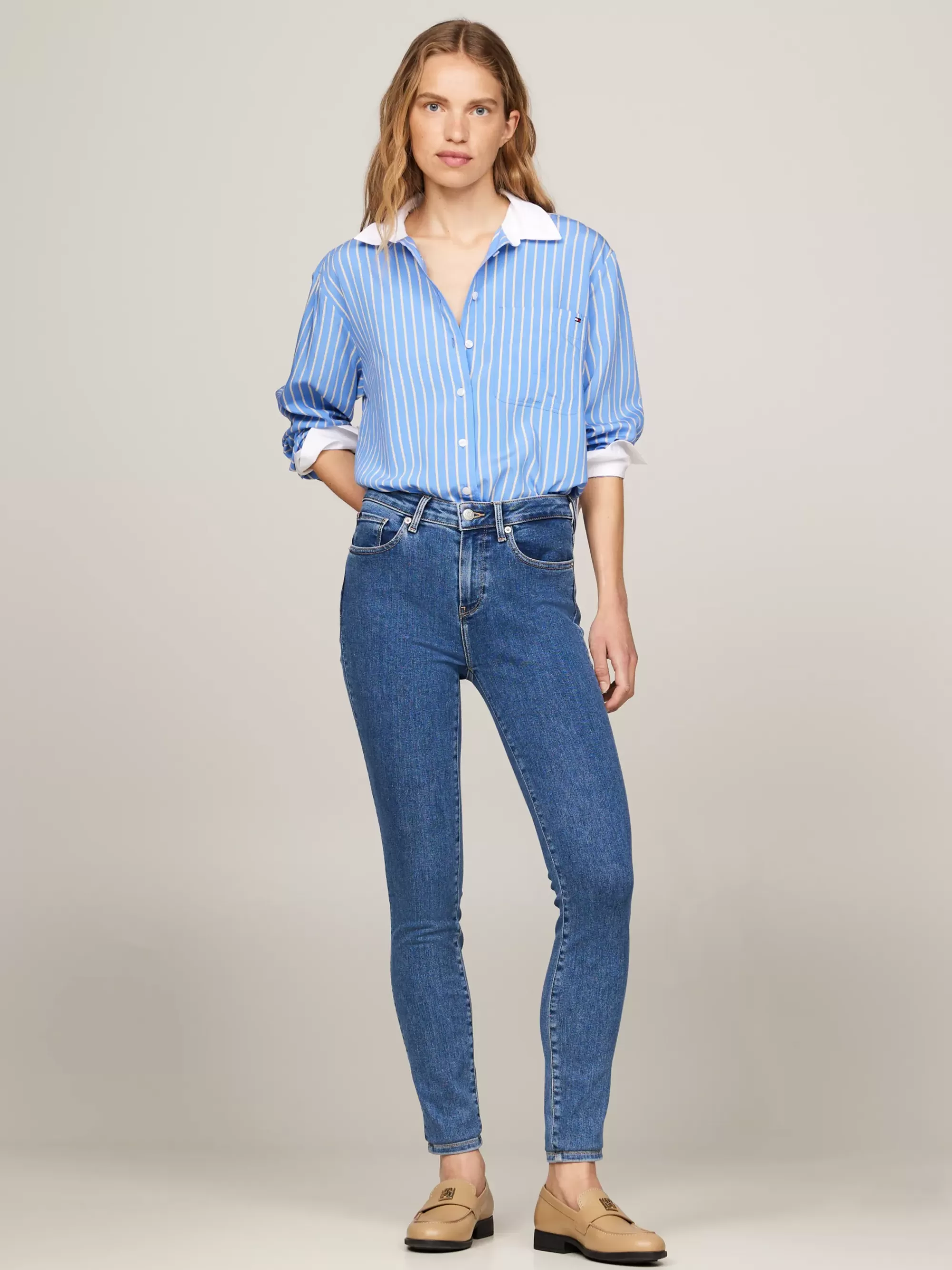 Jeans*Tommy Hilfiger Como Medium Rise Skinny Jeans ZEF
