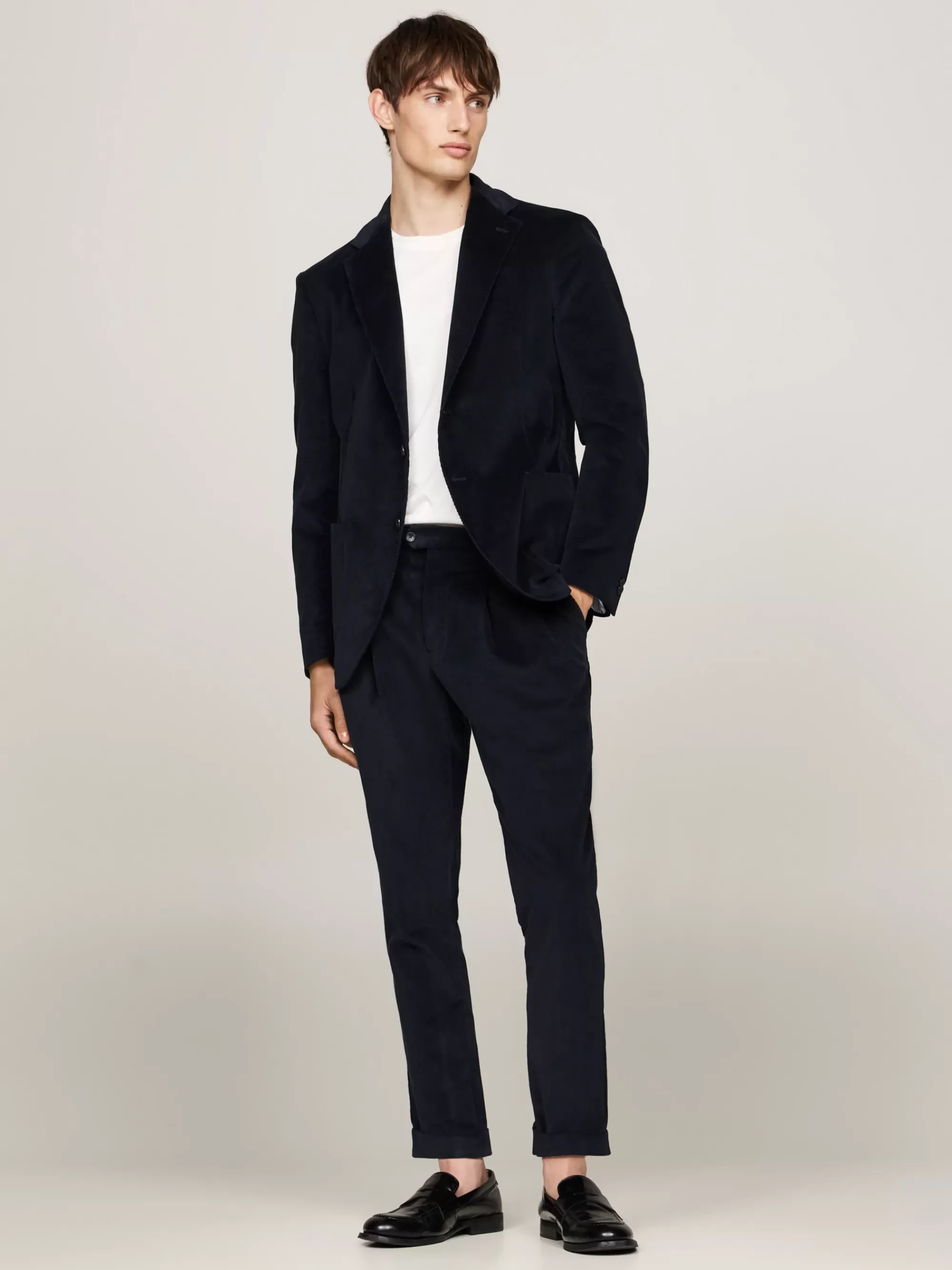 Pakken & Tailored | Broeken*Tommy Hilfiger Corduroy Pantalon BLUE