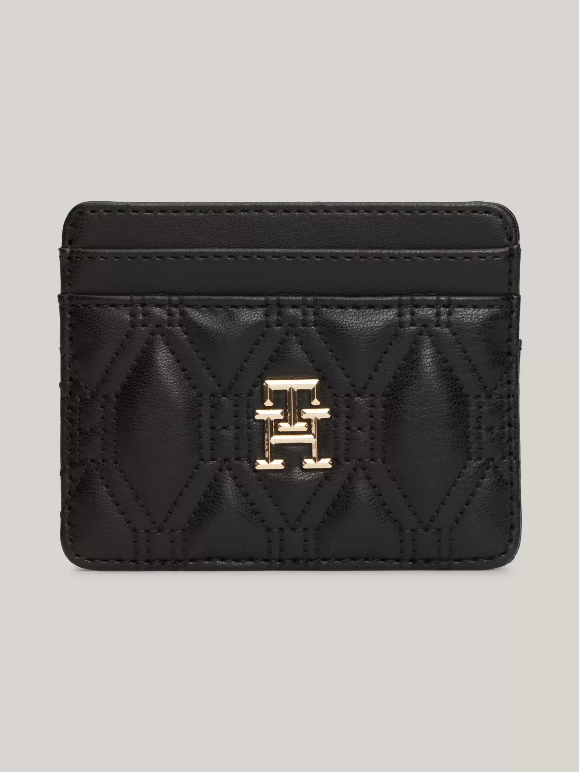 Portemonnees & Sleutelhangers*Tommy Hilfiger Creditcardhouder Met TH-monogram BLACK