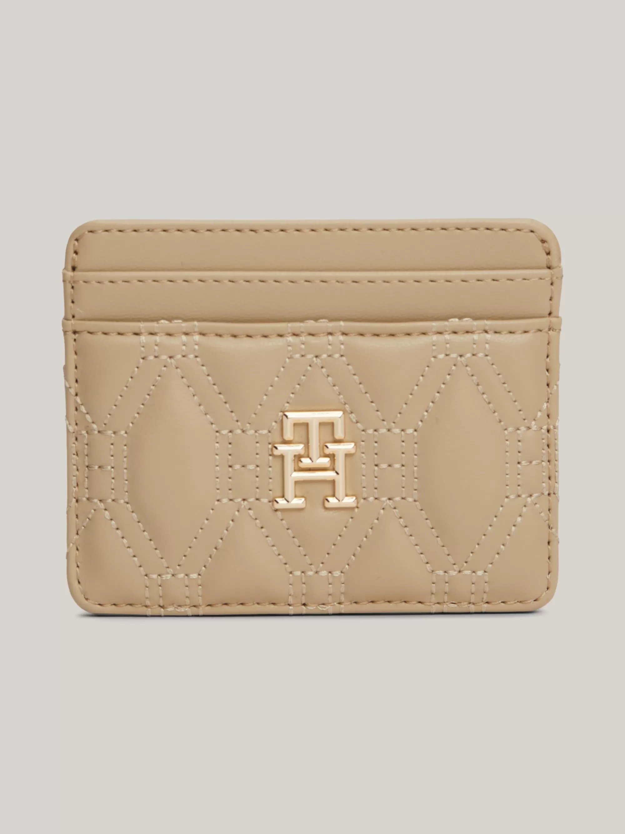 Portemonnees & Sleutelhangers*Tommy Hilfiger Creditcardhouder Met TH-monogram BEIGE