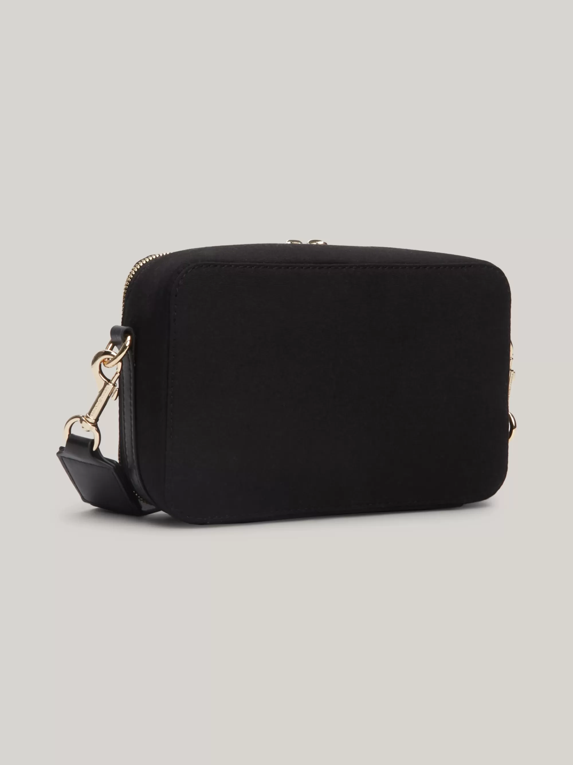 Crossbodytassen*Tommy Hilfiger Crossbodytas Met Dubbele Rits En TH-monogram BLACK