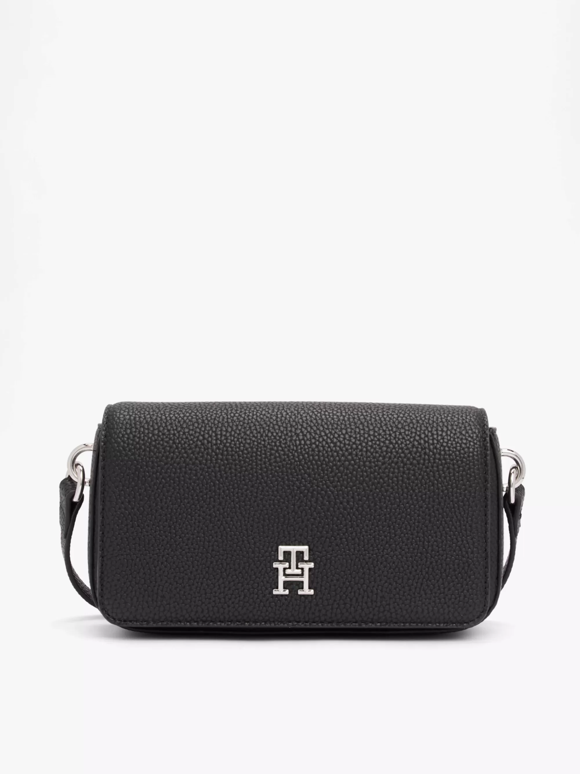Crossbodytassen*Tommy Hilfiger Crossbodytas Met Flap En TH-embleem BLACK