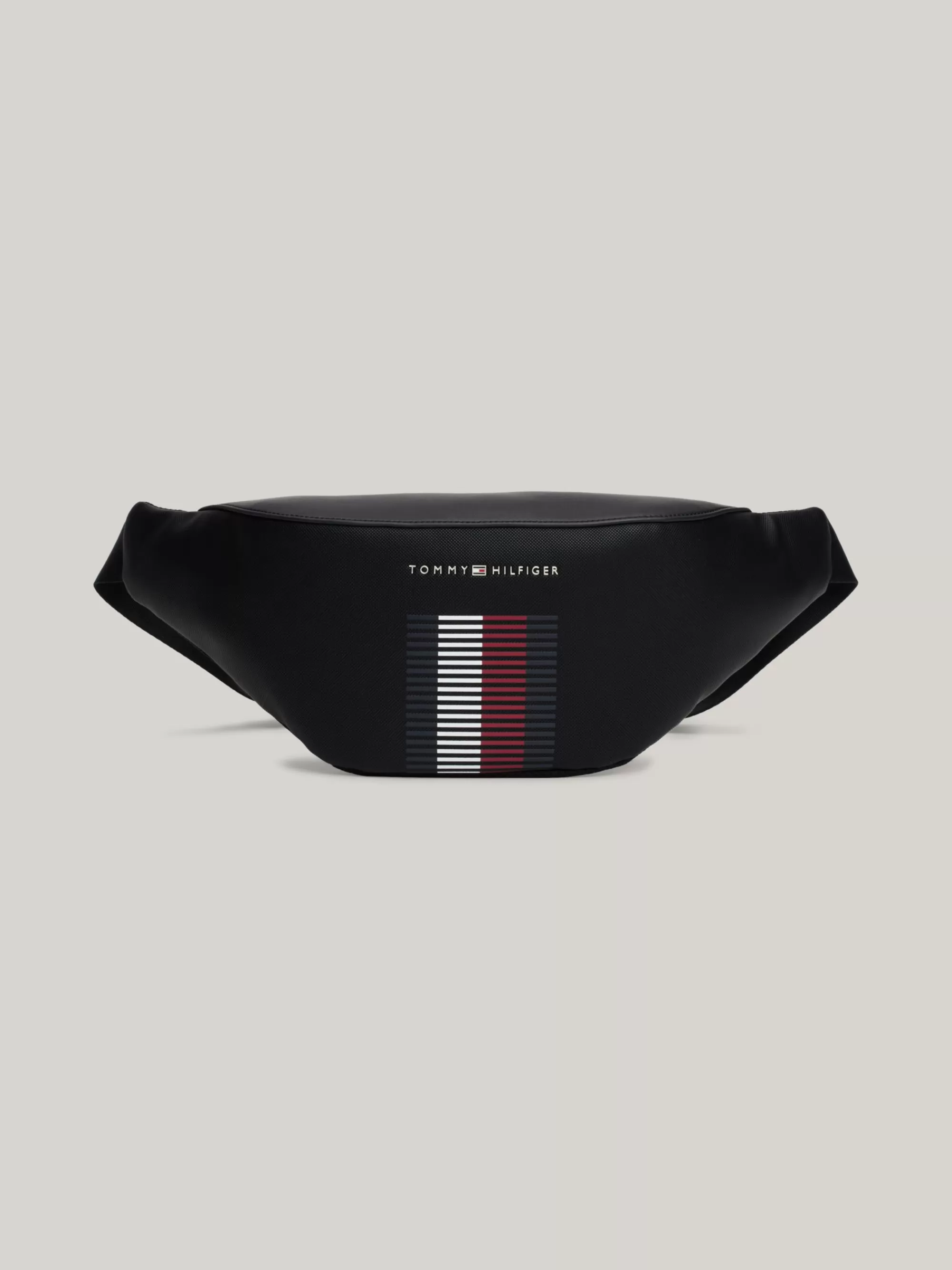 Crossbodytassen*Tommy Hilfiger Crossbodytas Met Piqué-textuur BLACK