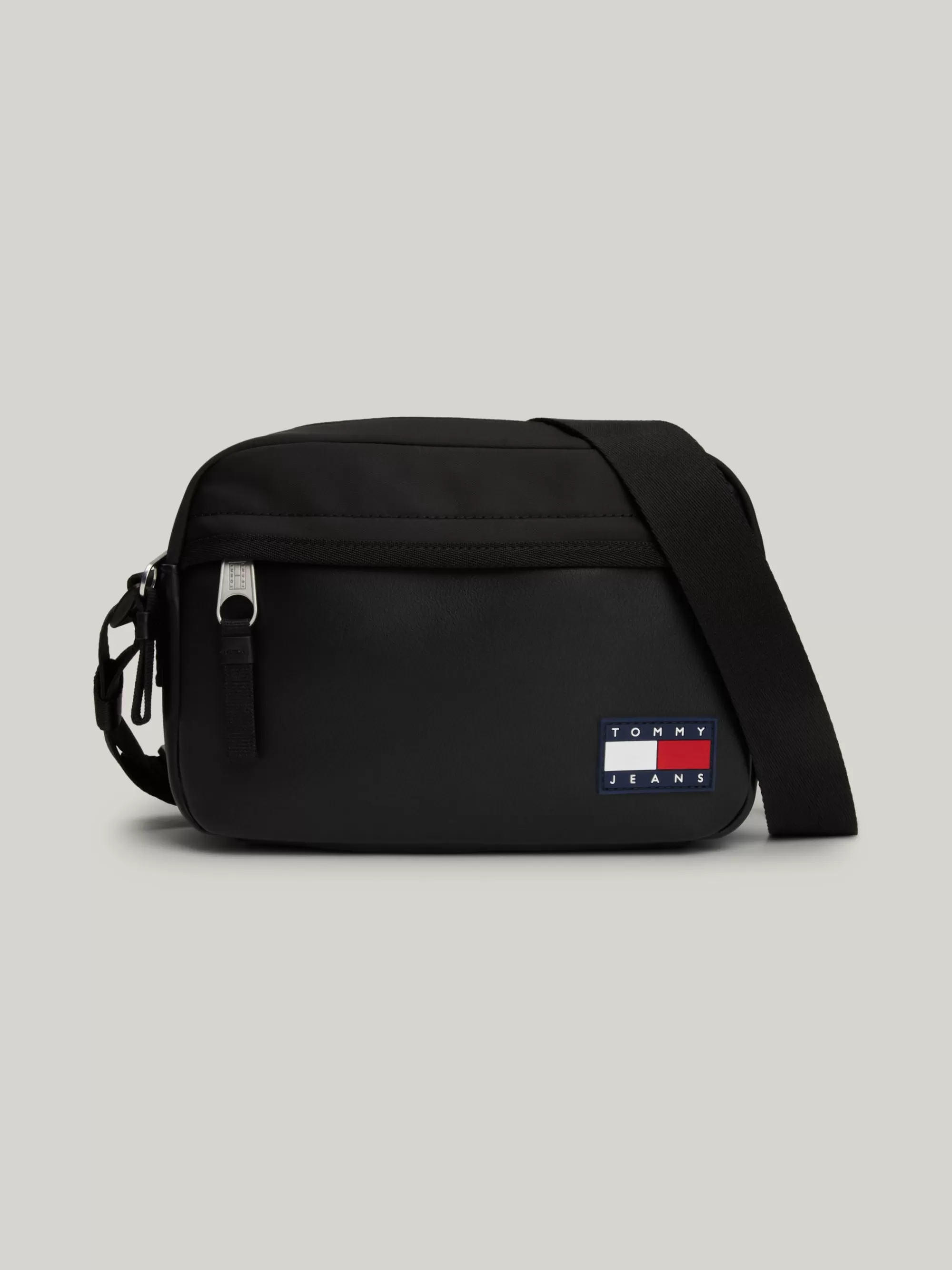 Crossbodytassen*Tommy Hilfiger Crossbodytas Met Rubberen Logo BLACK