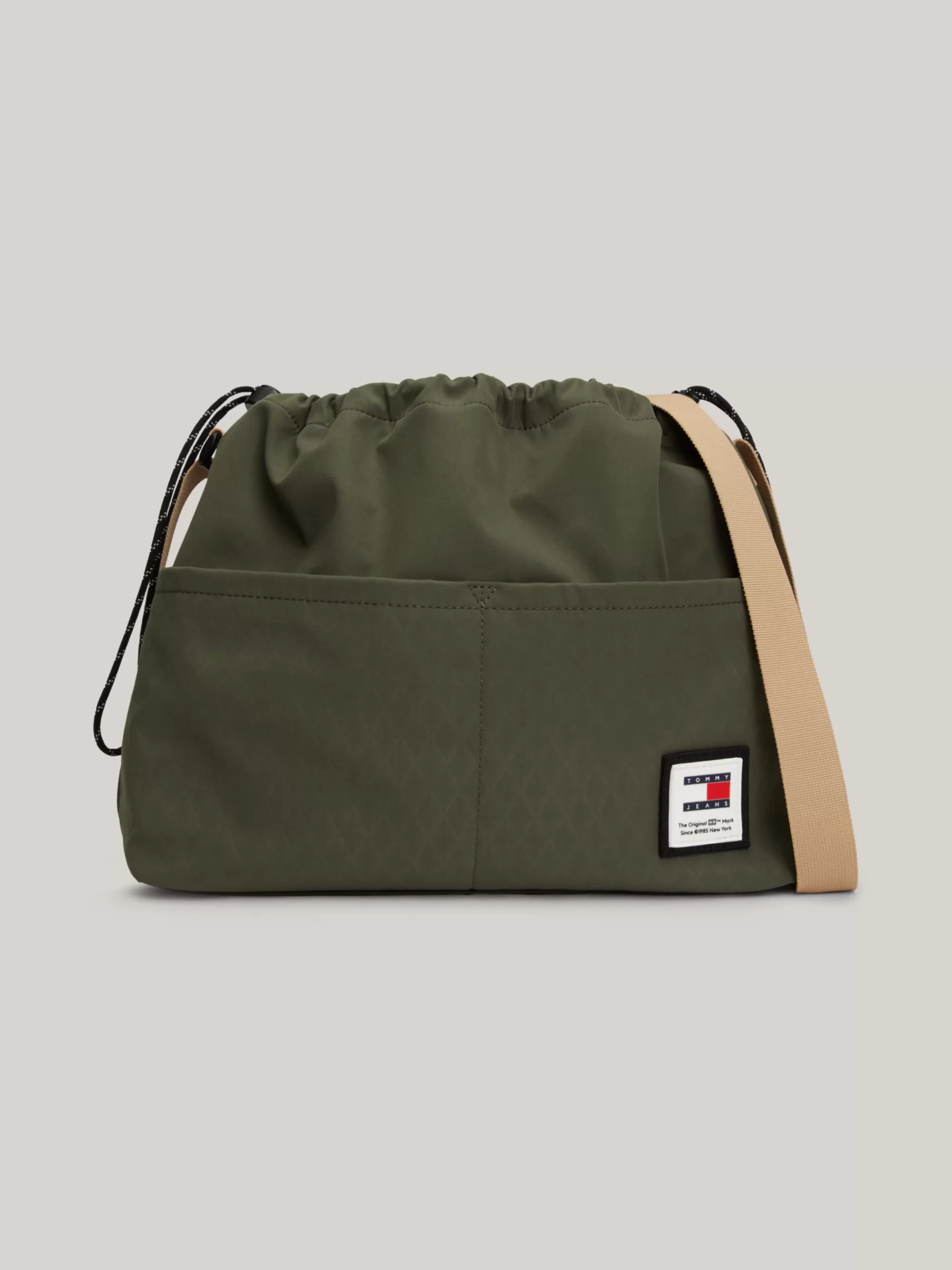 Crossbodytassen*Tommy Hilfiger Crossbodytas Met Trekkoord En Kapitelsluiting PEWTER GREEN