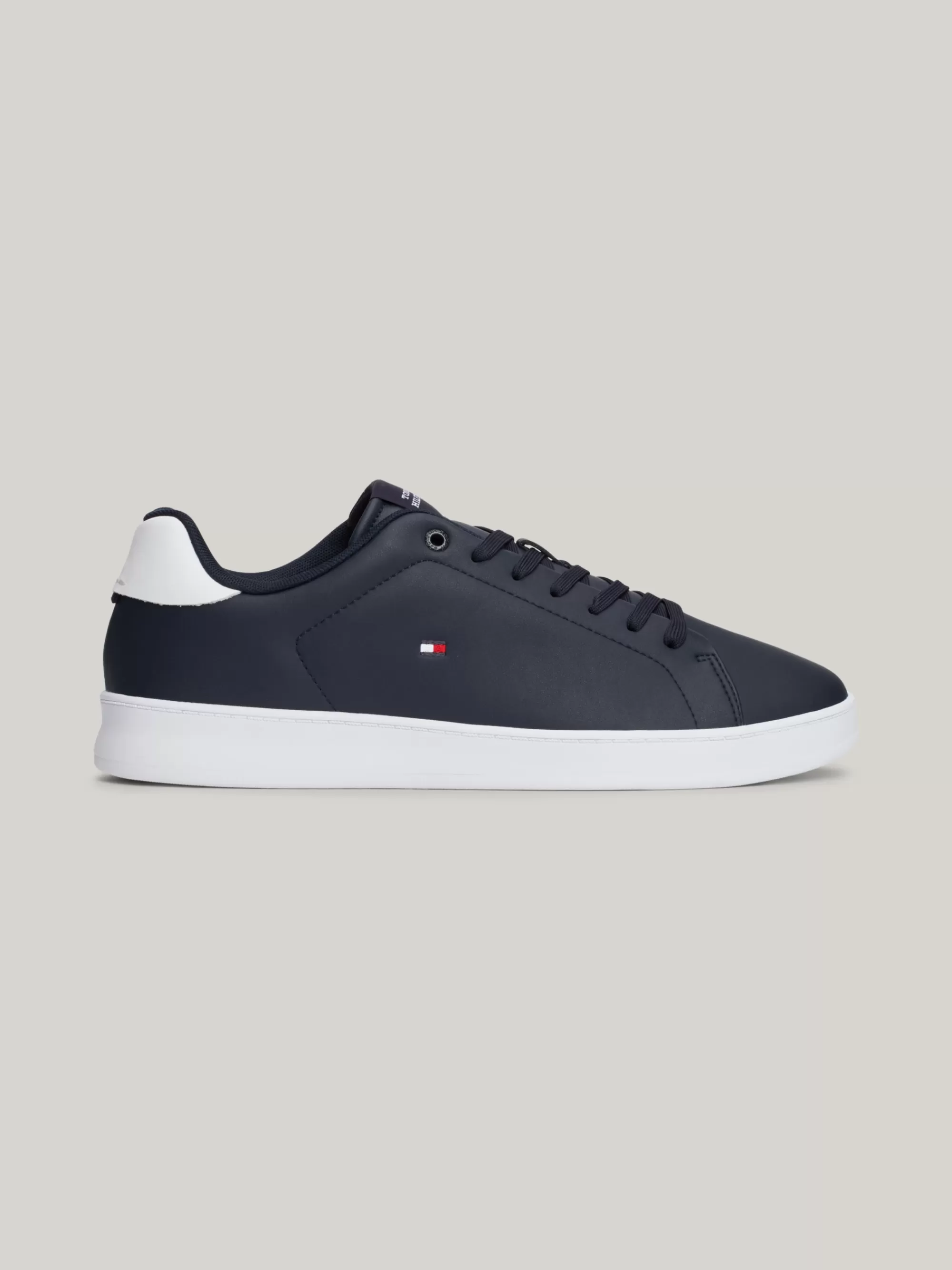 Sneakers*Tommy Hilfiger Cupsole Sneaker Met Colour-pop Op De Hiel DESERT SKY