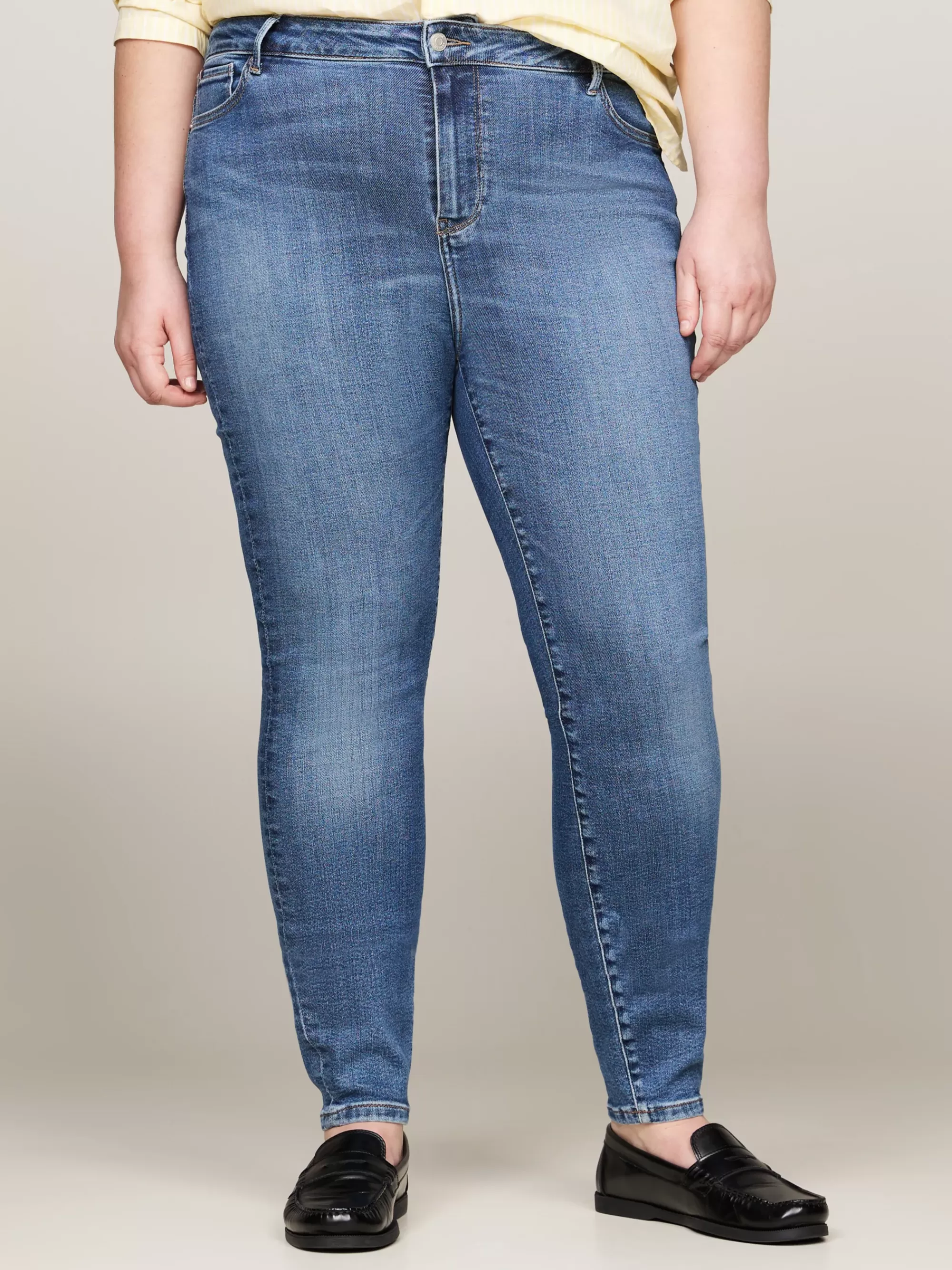 Curve Mode & Inclusieve Maten | Jeans*Tommy Hilfiger Curve Harlem High Rise Ultraskinny Jeans BETH
