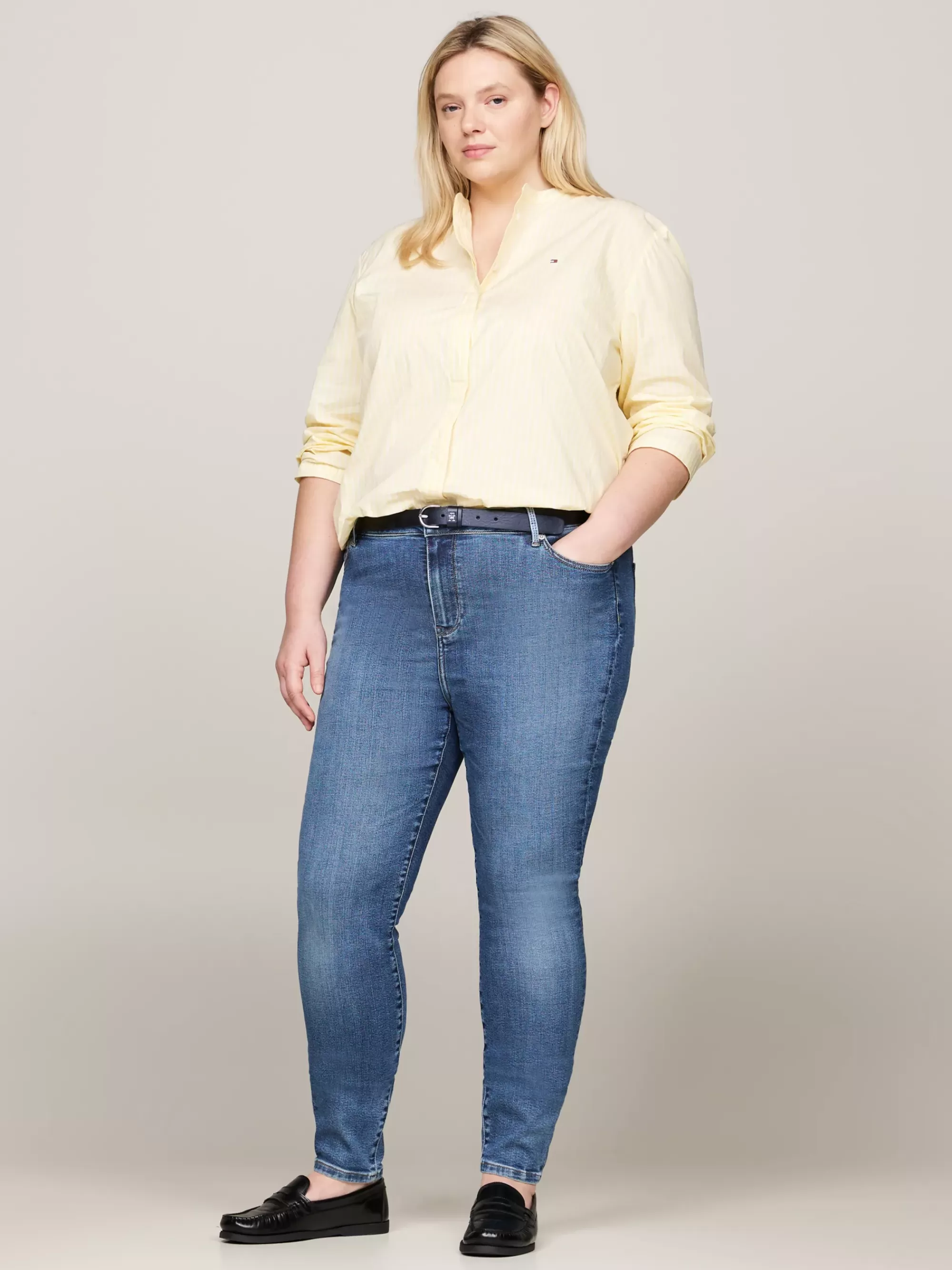 Curve Mode & Inclusieve Maten | Jeans*Tommy Hilfiger Curve Harlem High Rise Ultraskinny Jeans BETH