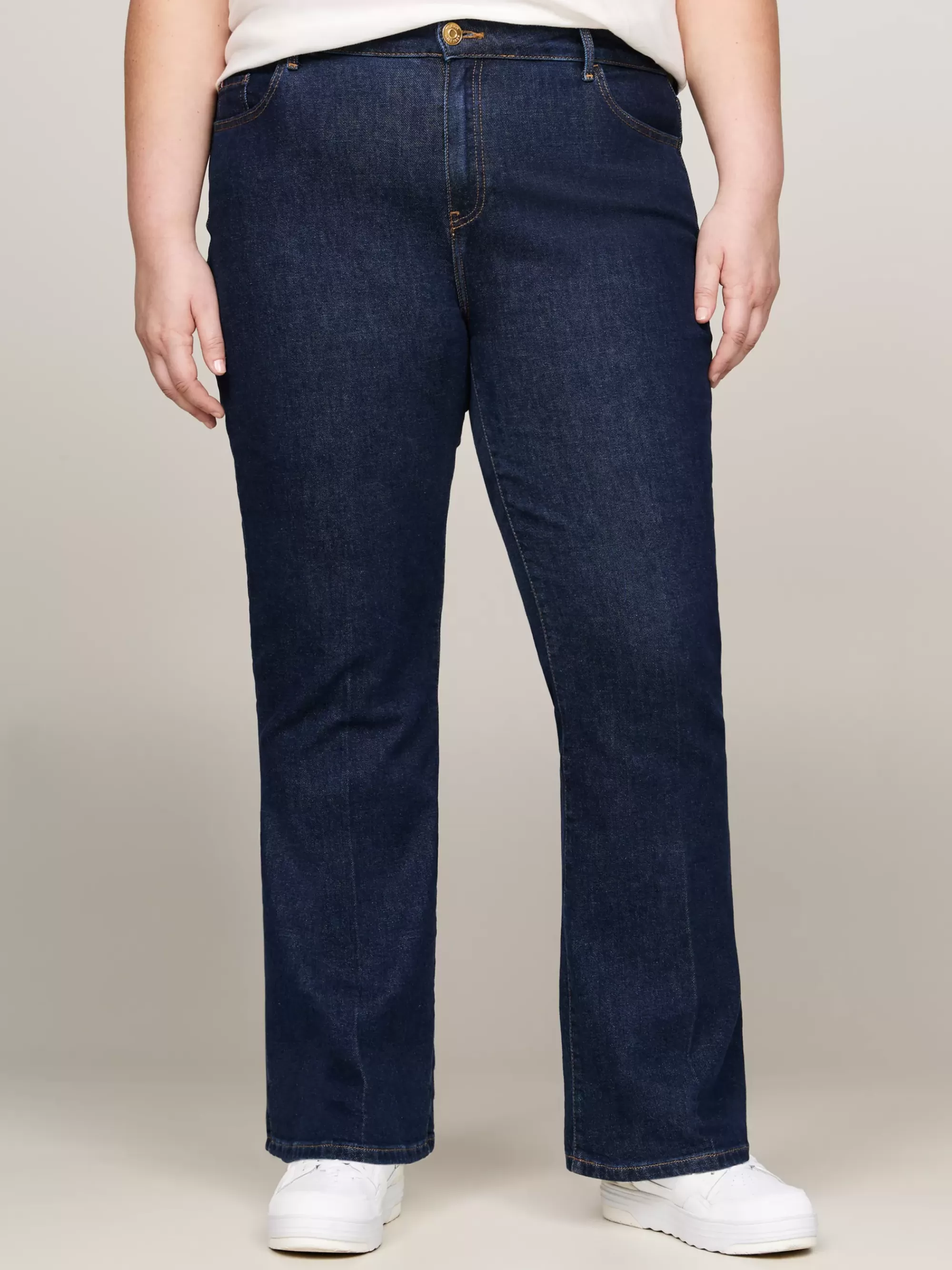 Curve Mode & Inclusieve Maten | Jeans*Tommy Hilfiger Curve Medium Rise Bootcut Jeans CLER