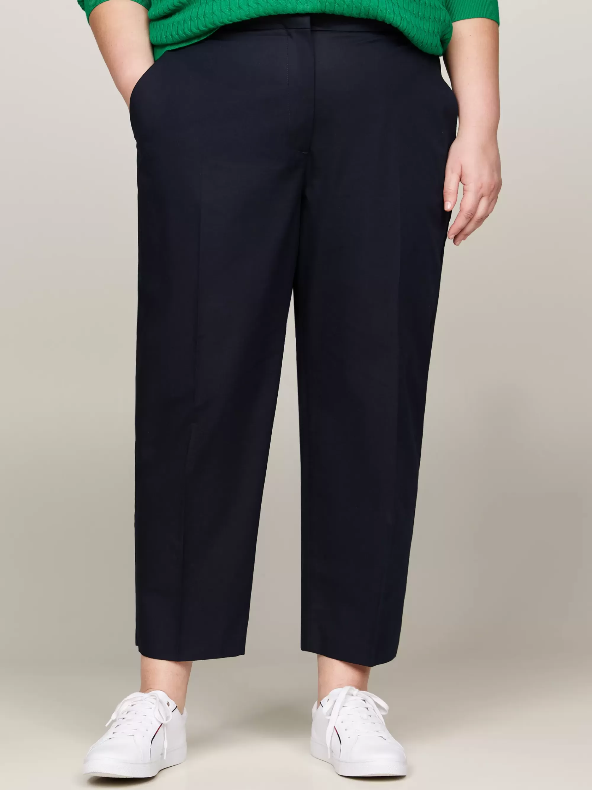 Co-Ords | Curve Mode & Inclusieve Maten*Tommy Hilfiger Curve Slim Straight Broek DESERT SKY