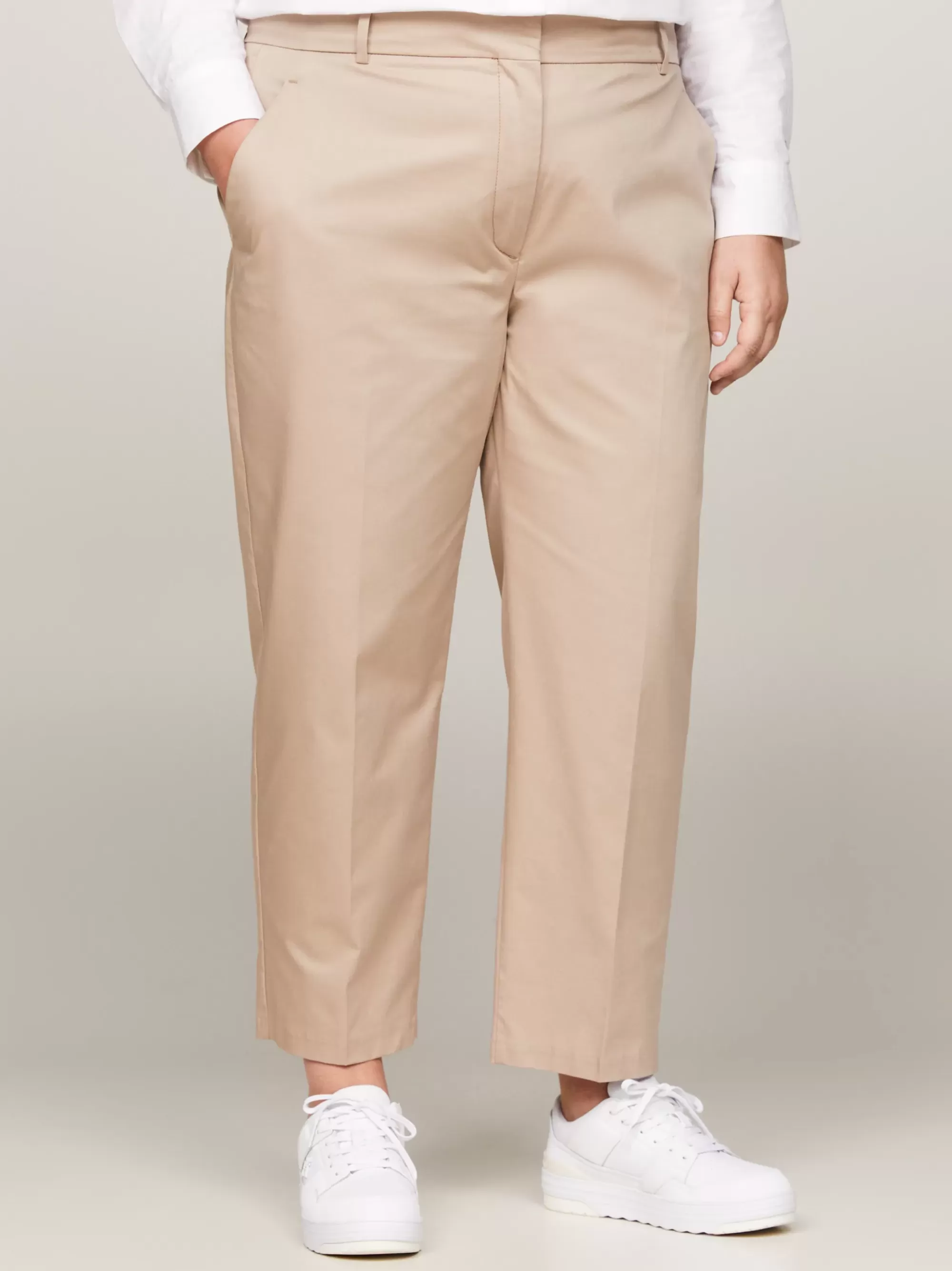 Co-Ords | Curve Mode & Inclusieve Maten*Tommy Hilfiger Curve Slim Straight Chino BEIGE