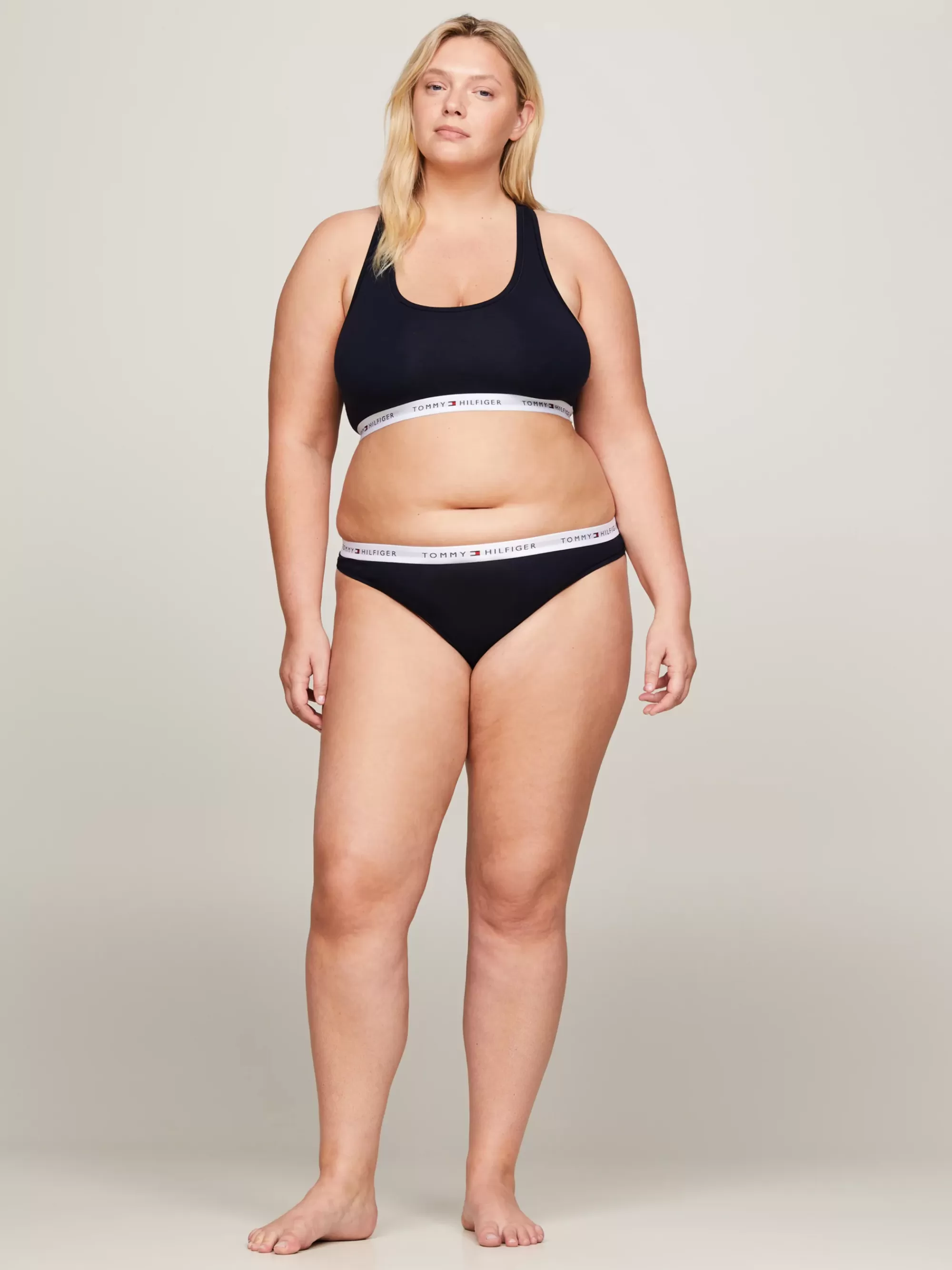 Bh's | Lingerie*Tommy Hilfiger Curve Tommy Icons Bralette Met Racerback DESERT SKY