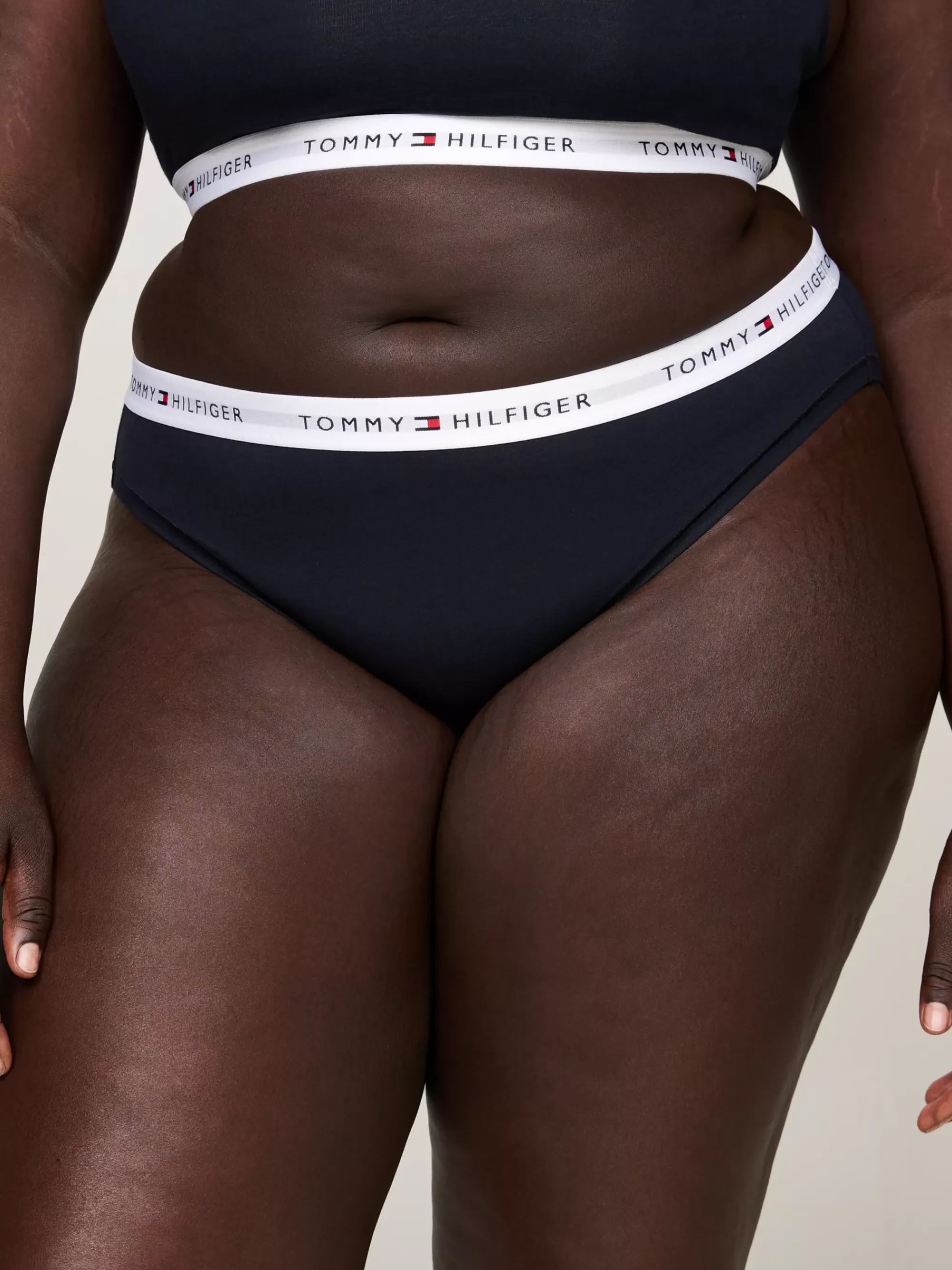 Slips | Lingerie*Tommy Hilfiger Curve Tommy Icons Slip Met Logotaille DESERT SKY