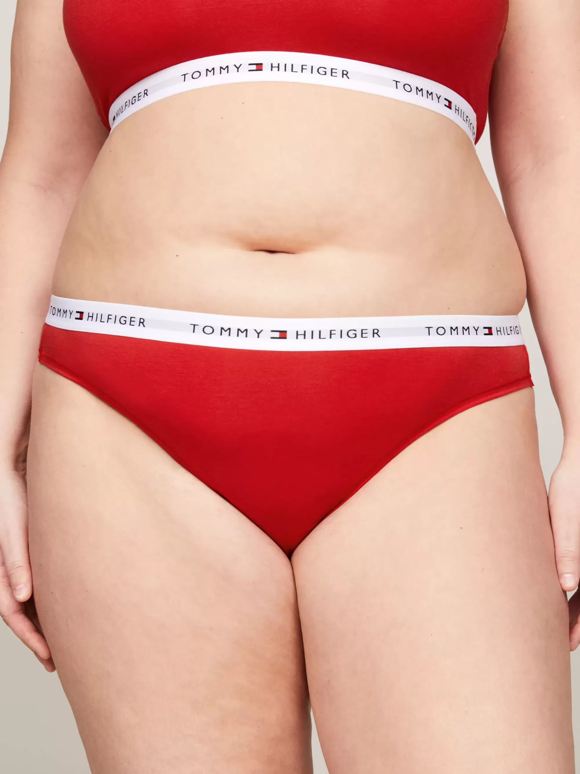 Slips | Lingerie*Tommy Hilfiger Curve Tommy Icons String Met Logotaille PRIMARY RED